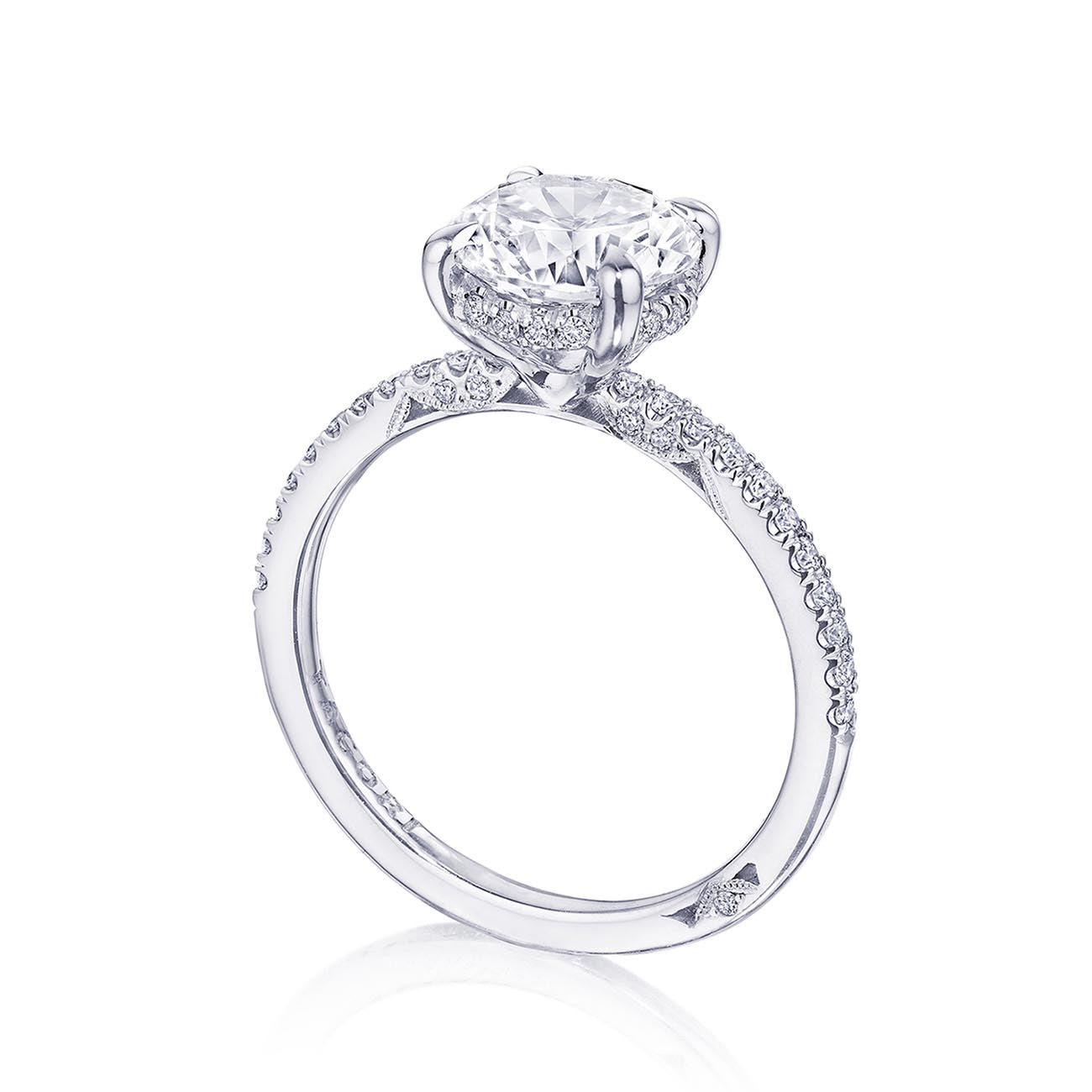 Tacori Simply Tacori Low Profile Pave Engagement Ring