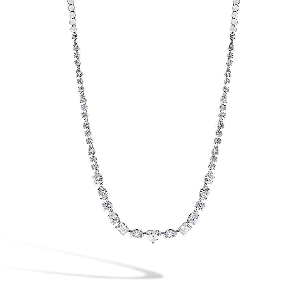 4ctw Fancy Shape Diamond Necklace