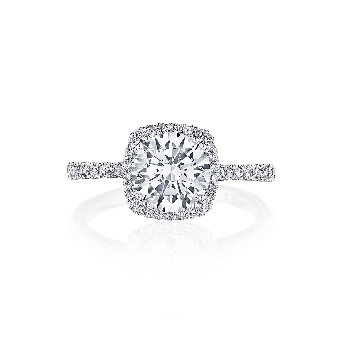 Tacori Simply Tacori Cushion Halo Engagement Ring