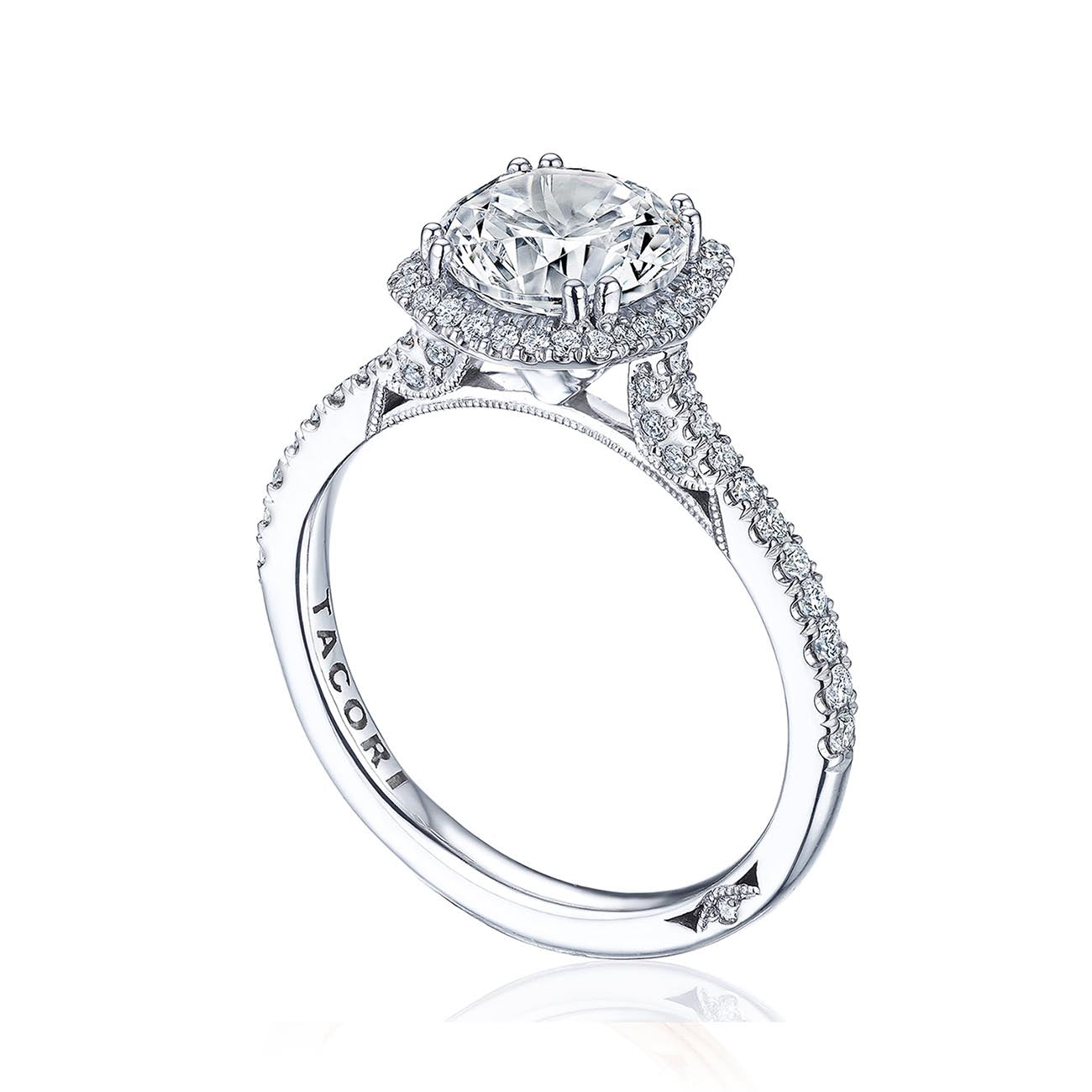 Tacori Simply Tacori Cushion Halo Engagement Ring