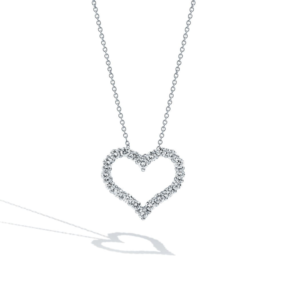 Diamond Heart Necklace - 3.00 ctw
