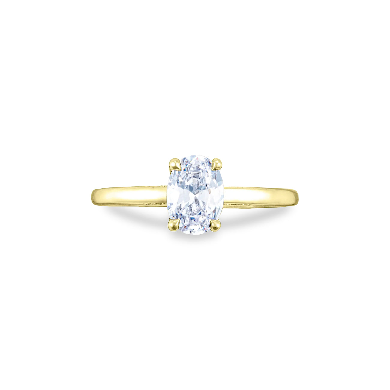 Tacori Oval Hidden Halo Solitaire Engagement Ring Setting