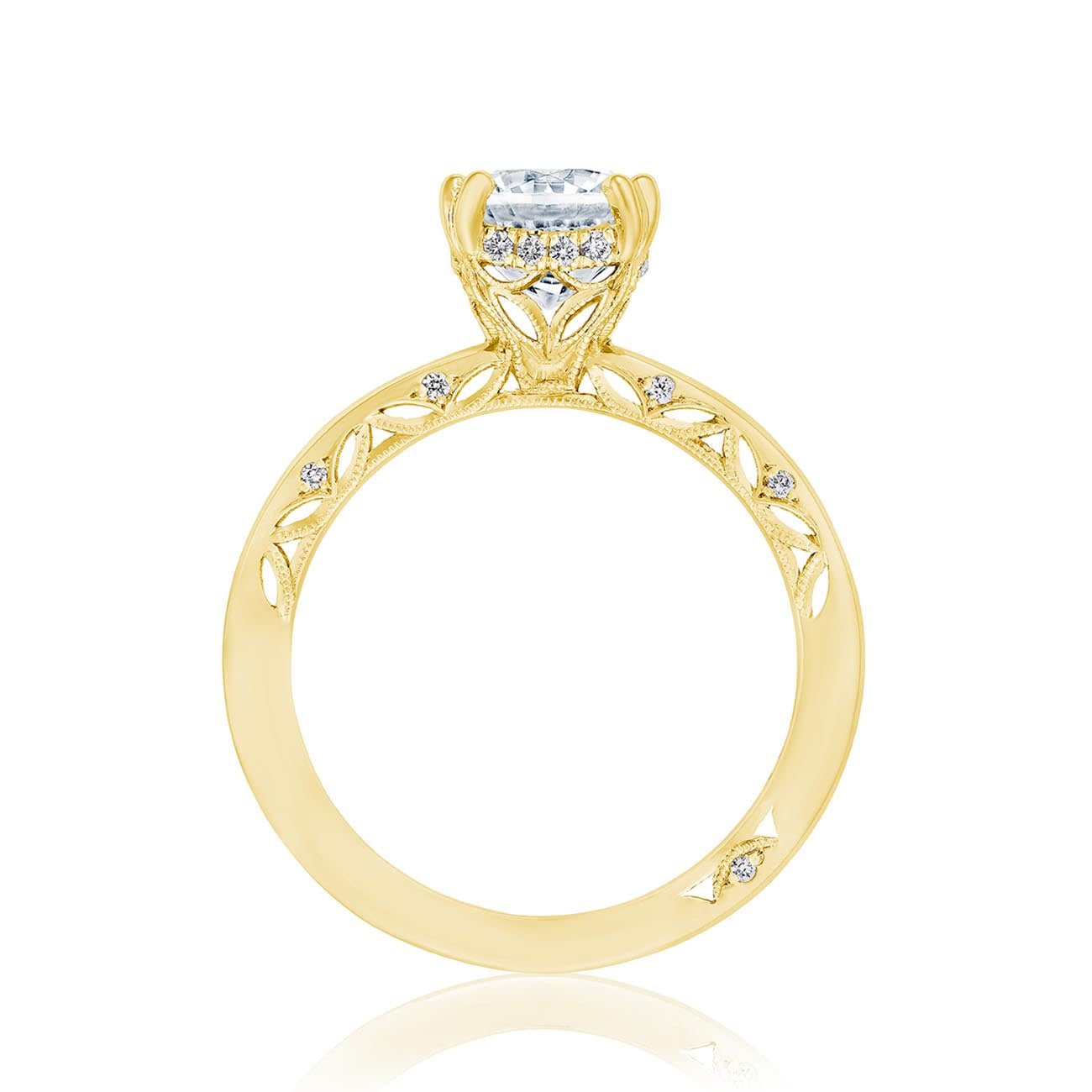 Tacori Dantela Hidden Bloom Solitaire Engagement Ring