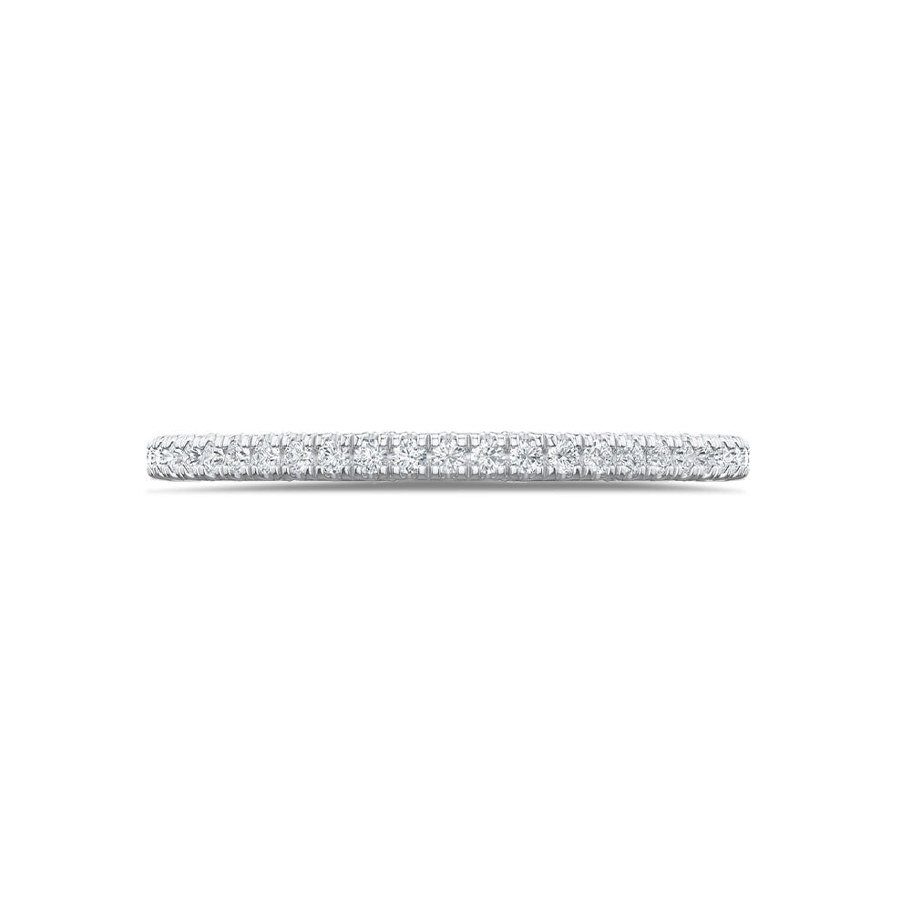 Tacori 3/4 Lunetta French Pave Wedding Band in 18K Yellow Gold