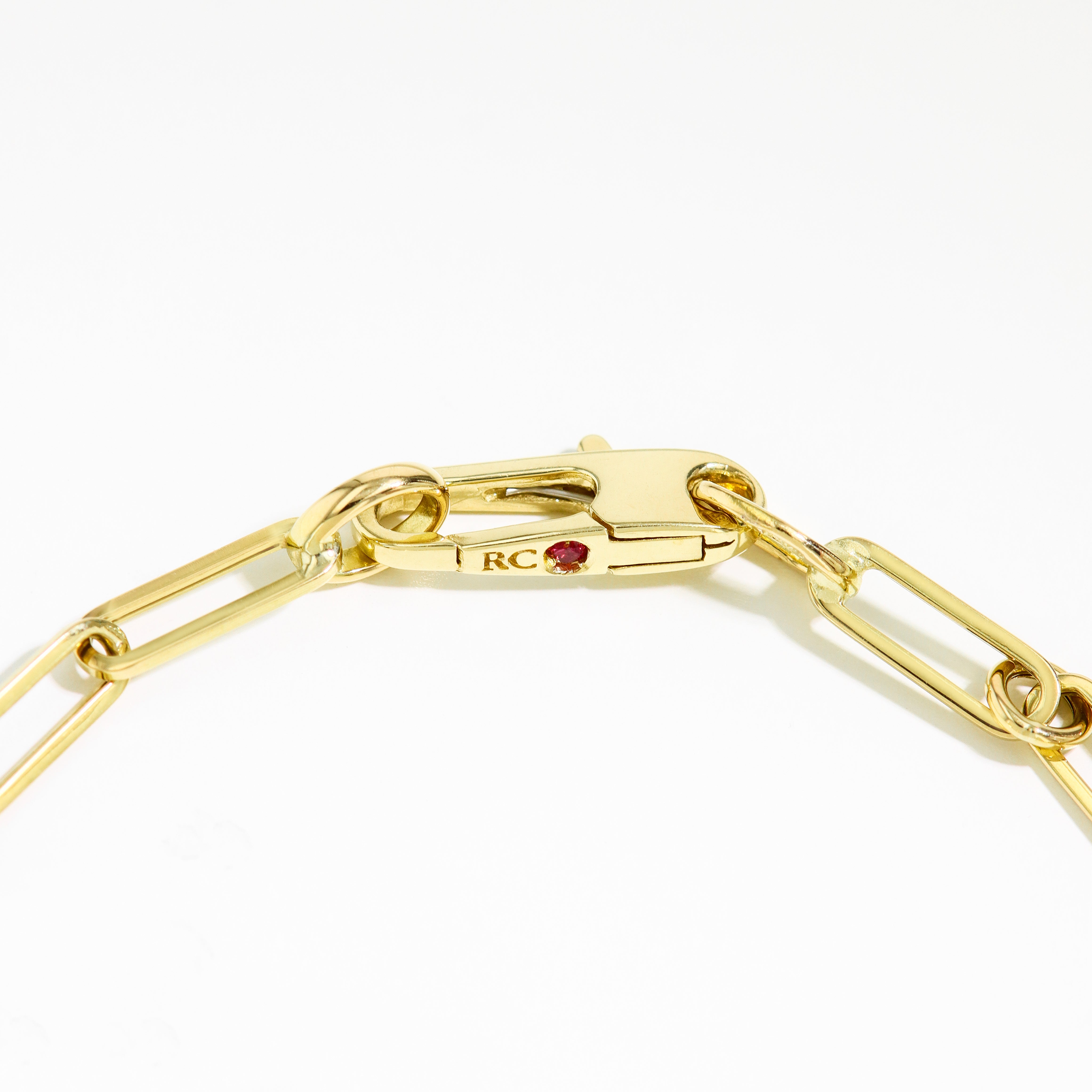 Roberto Coin Thin Paper Clip Link Bracelet