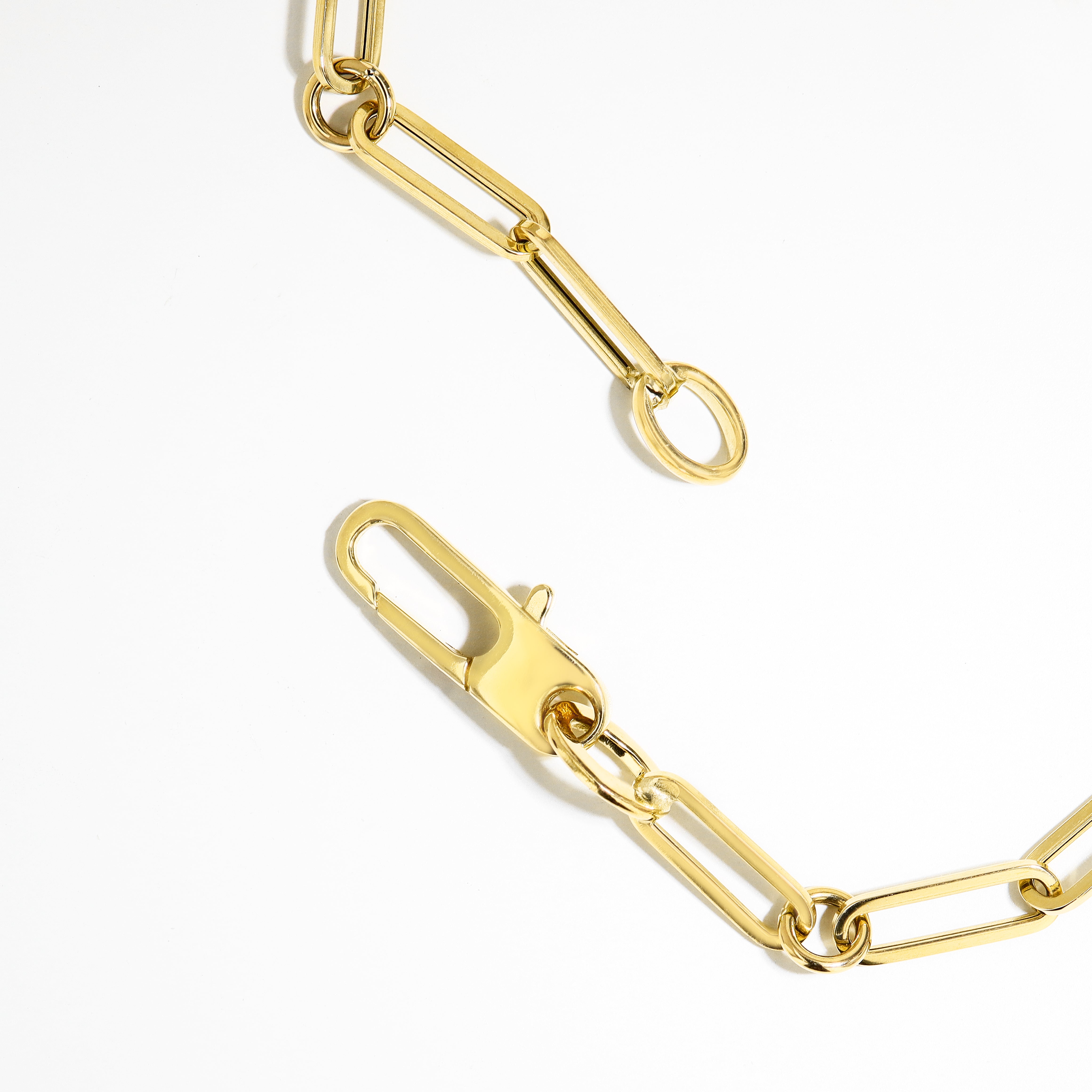 Roberto Coin Thin Paper Clip Link Bracelet