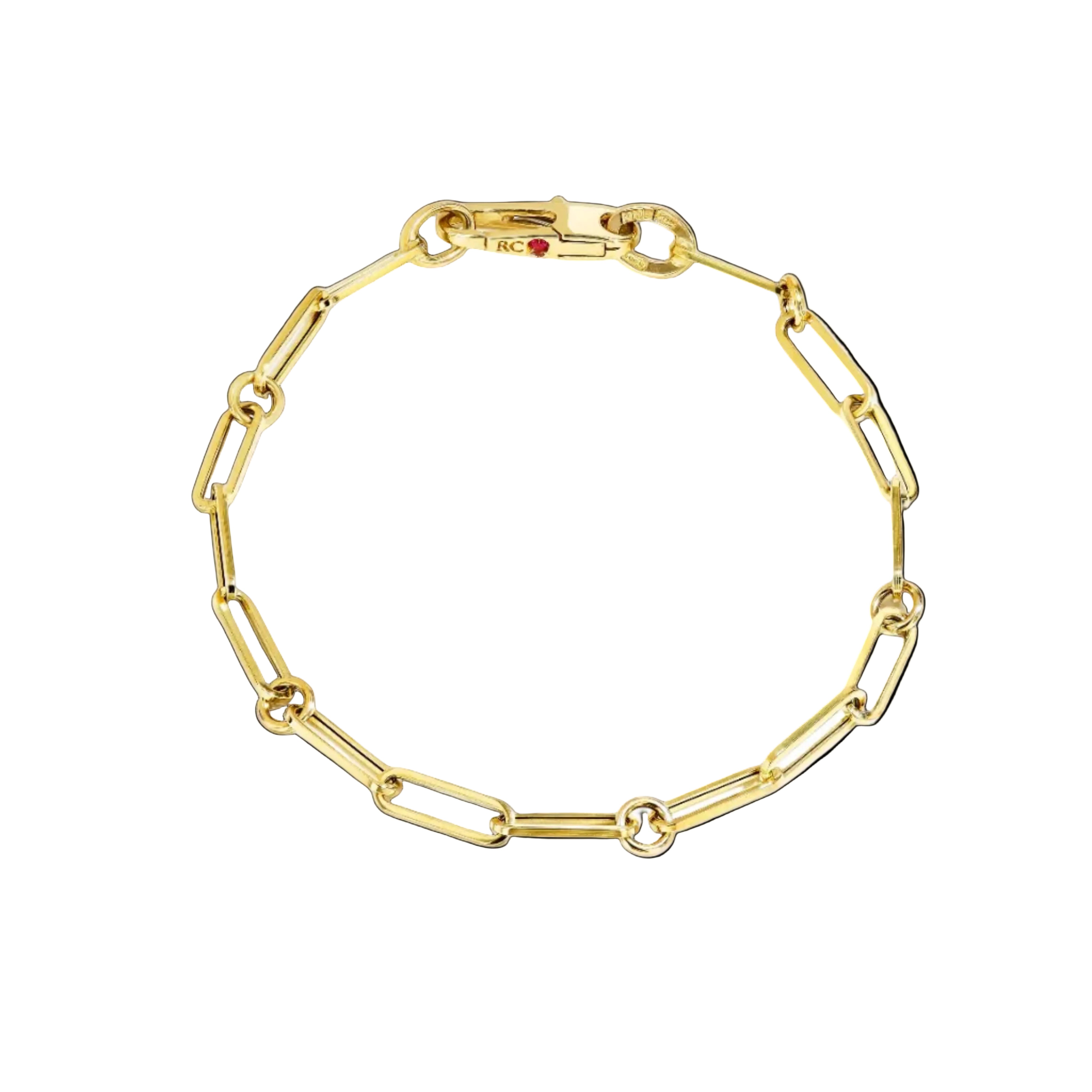 Roberto Coin Thin Paper Clip Link Bracelet