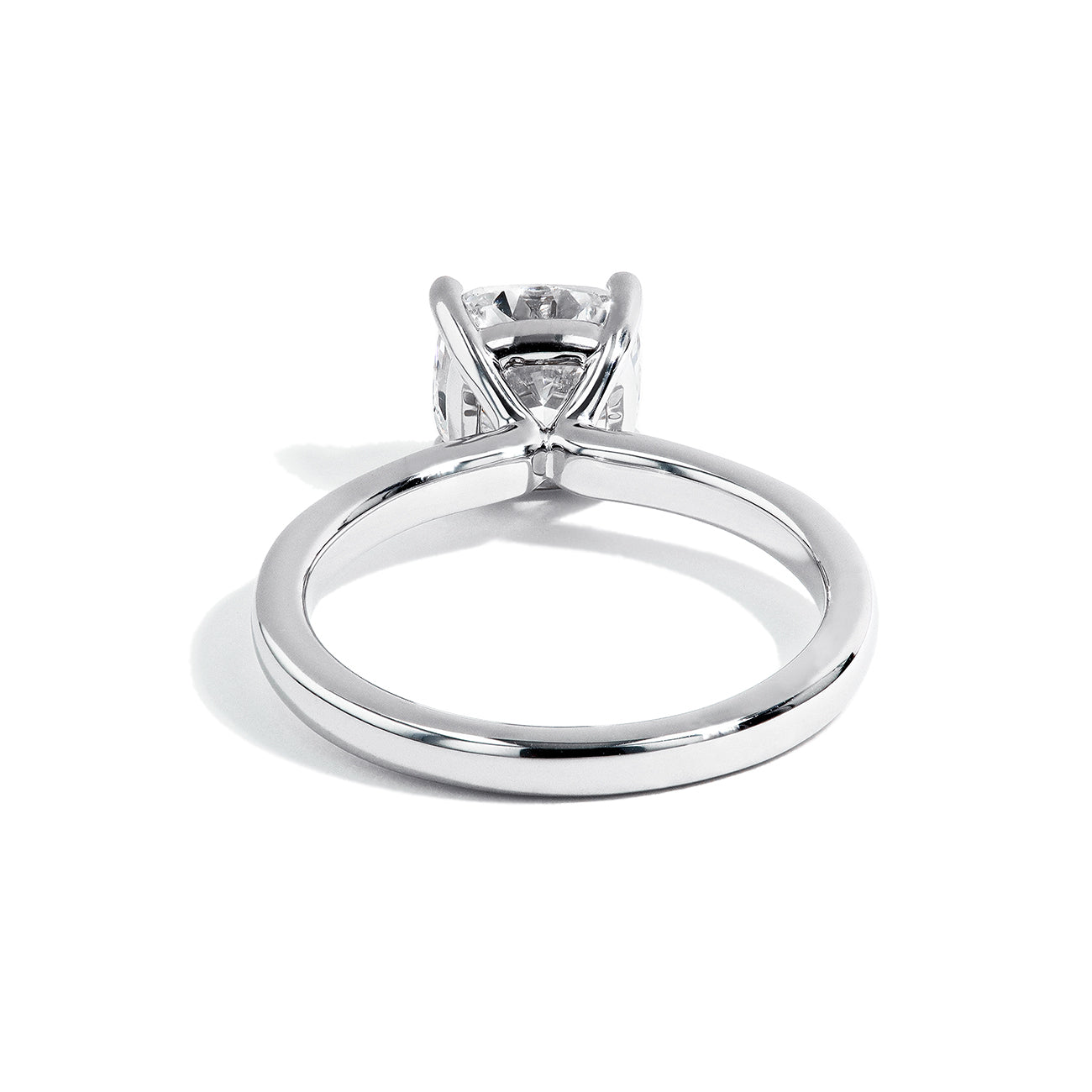 2.01 Carat Lab Grown Cushion Cut Engagement Ring