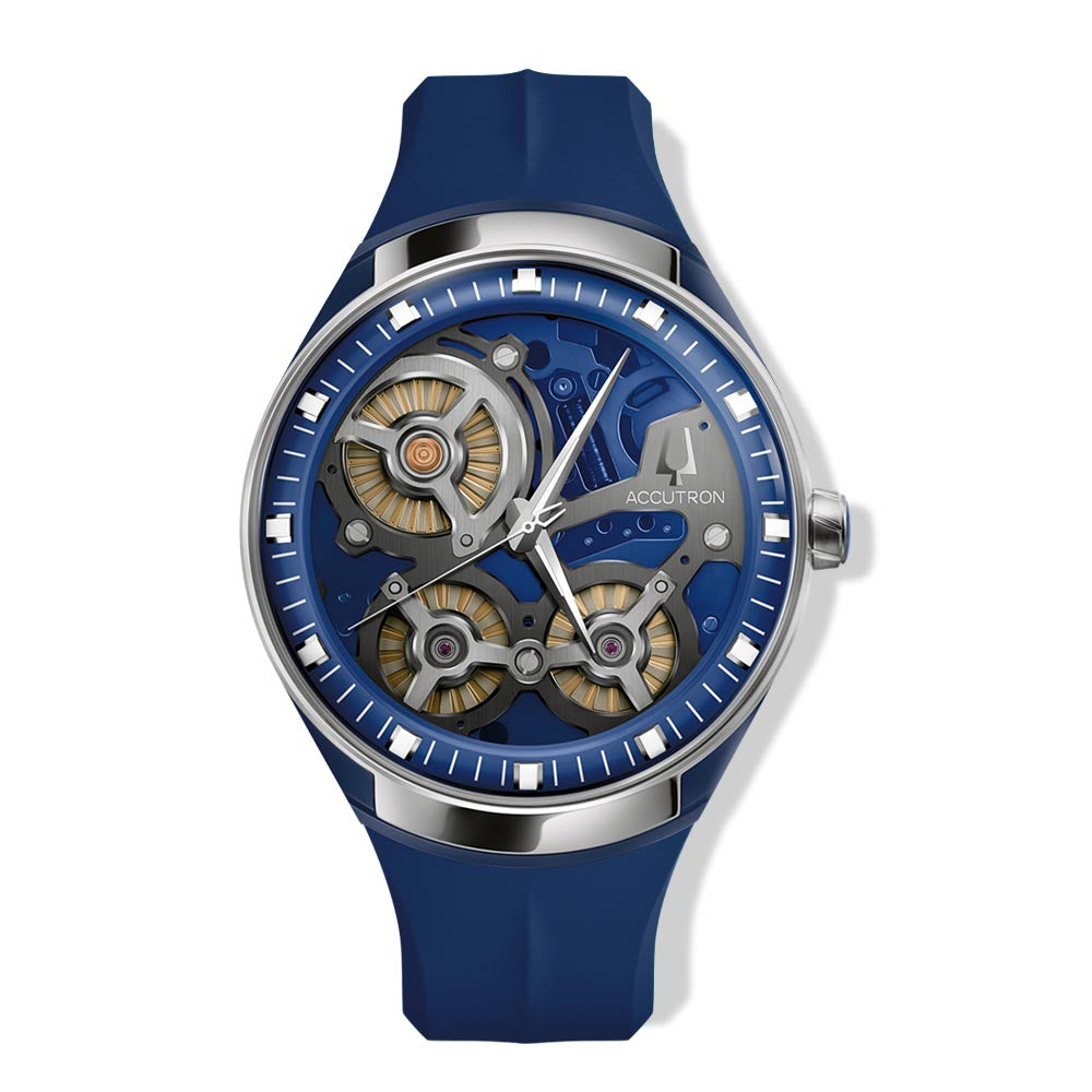 Accutron DNA Casino Blue Watch