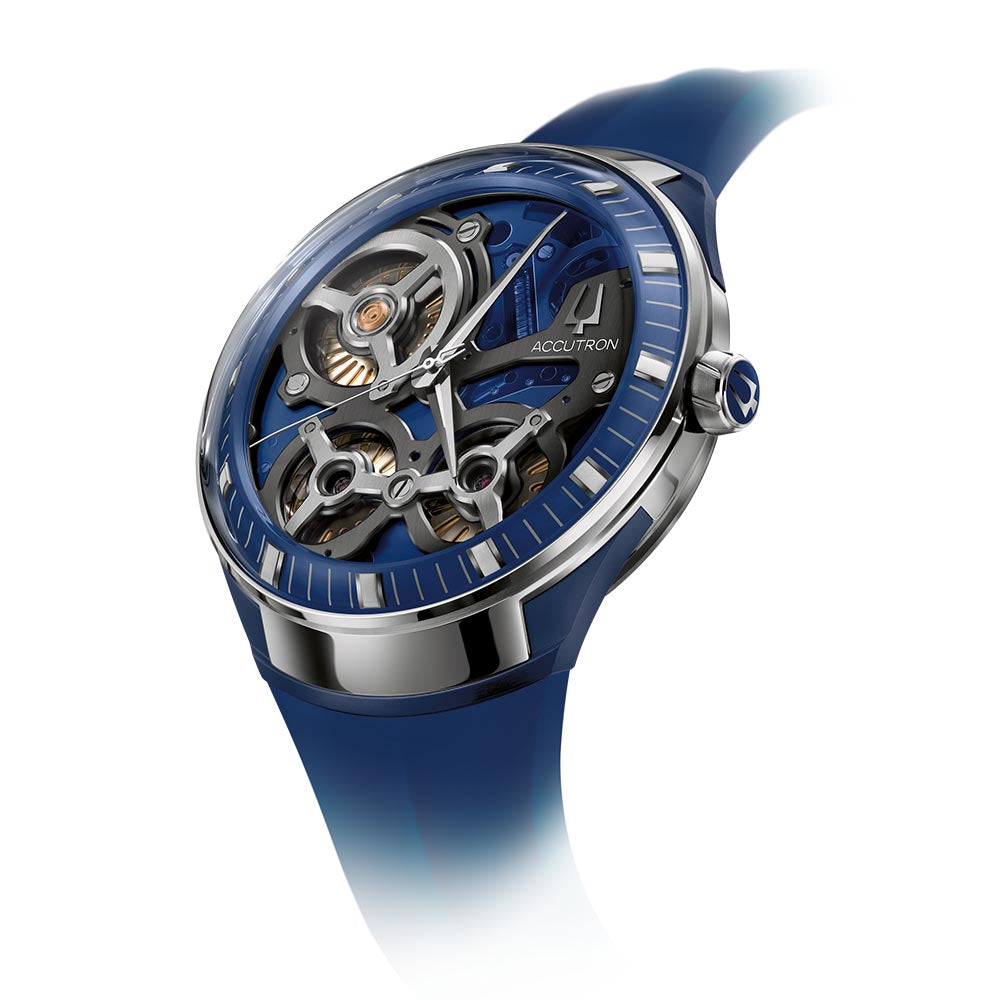 Accutron DNA Casino Blue Watch