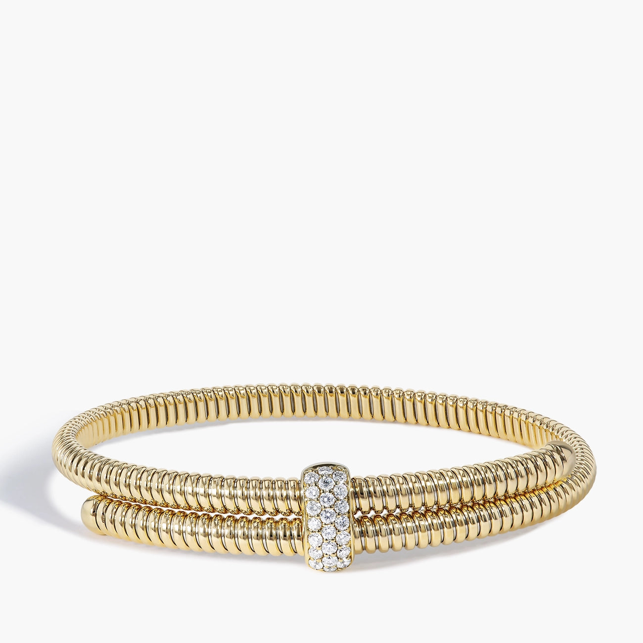 Double Wrap Bangle Bracelet