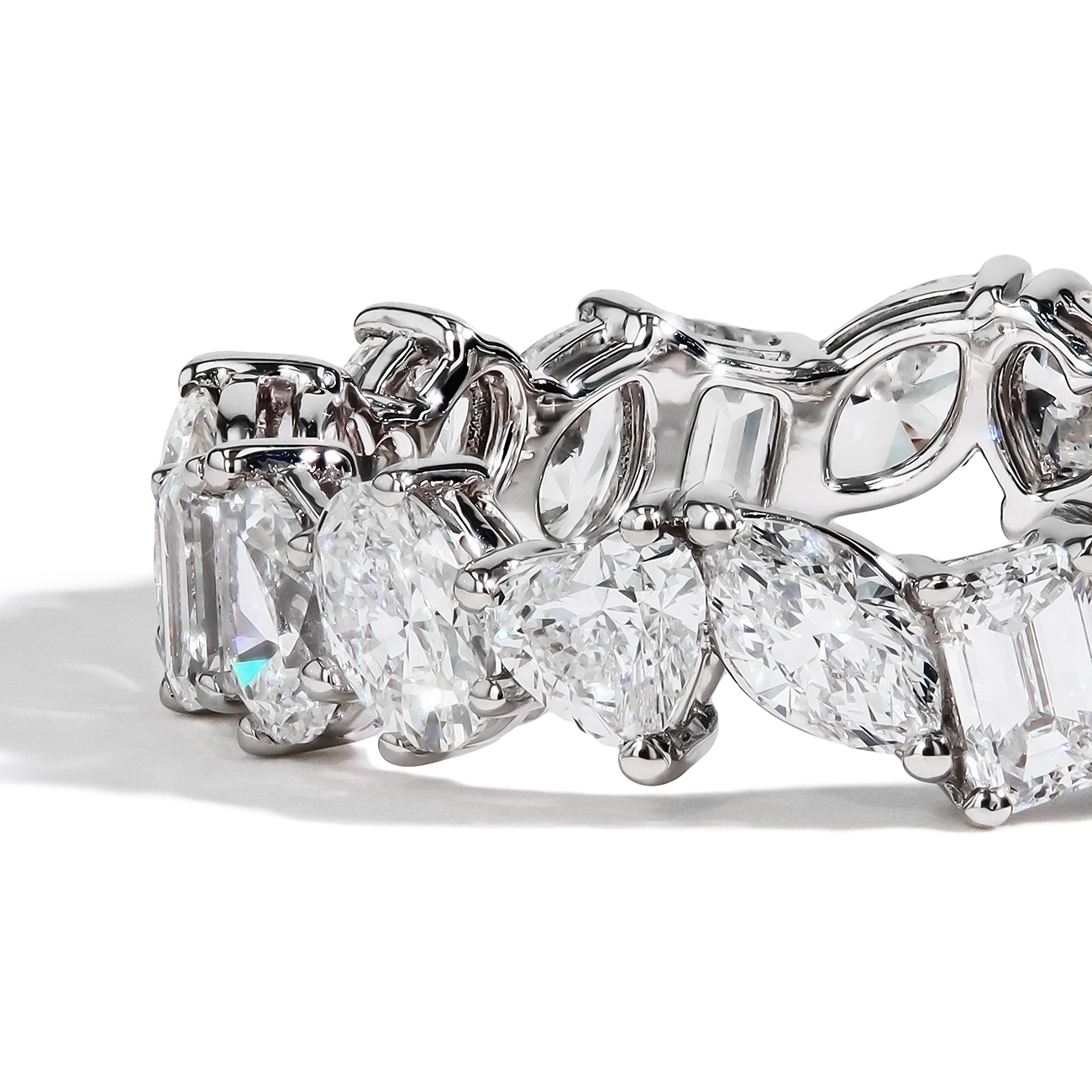 Multi Shape Diamond Eternity Band