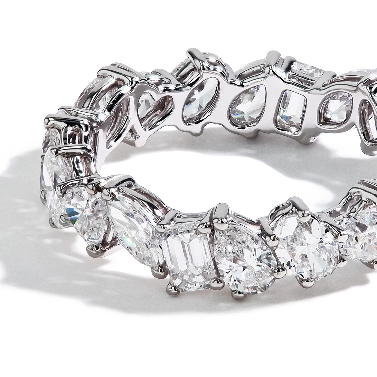 Multi Shape Diamond Eternity Band