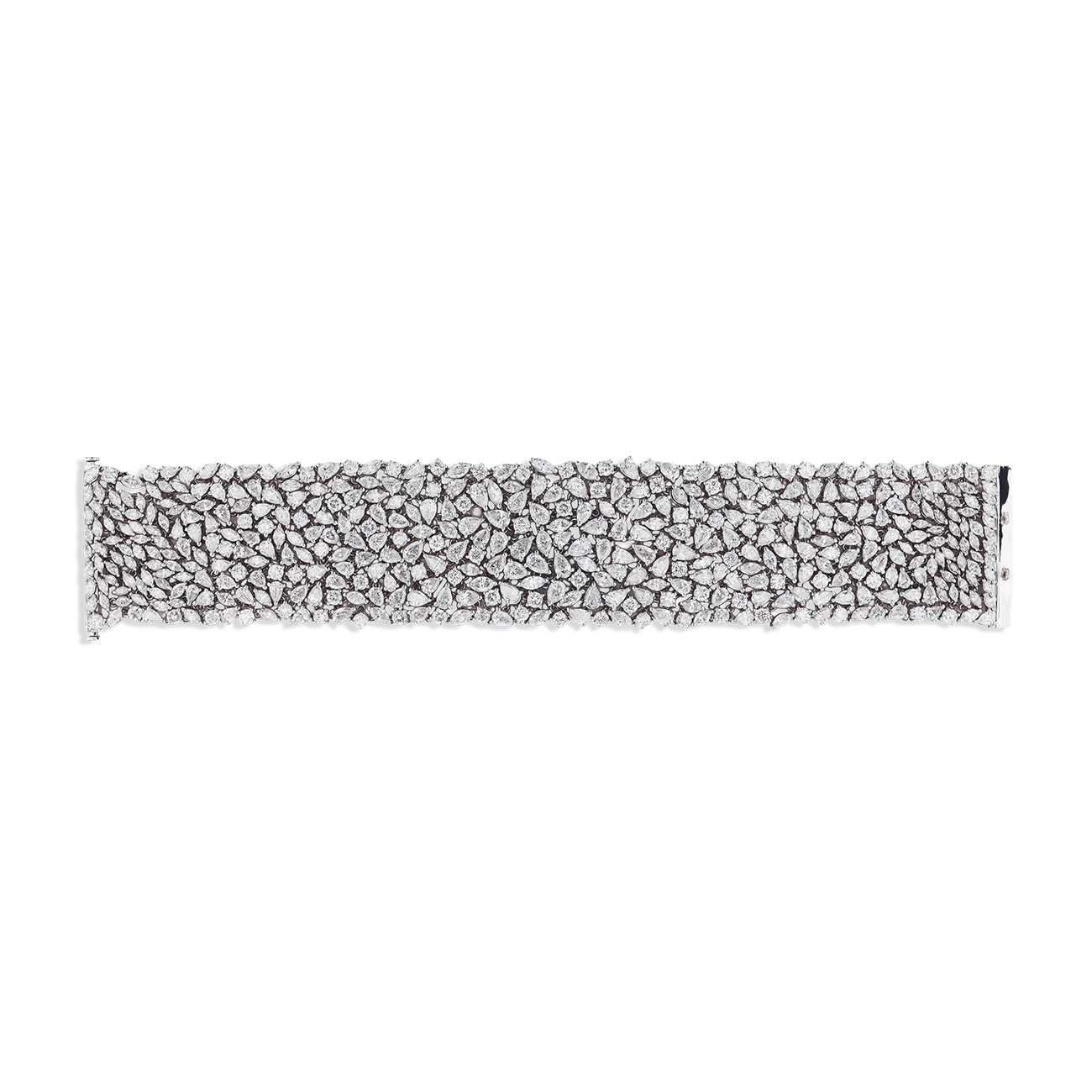 42 Carat Fancy Shaped Diamond Bracelet
