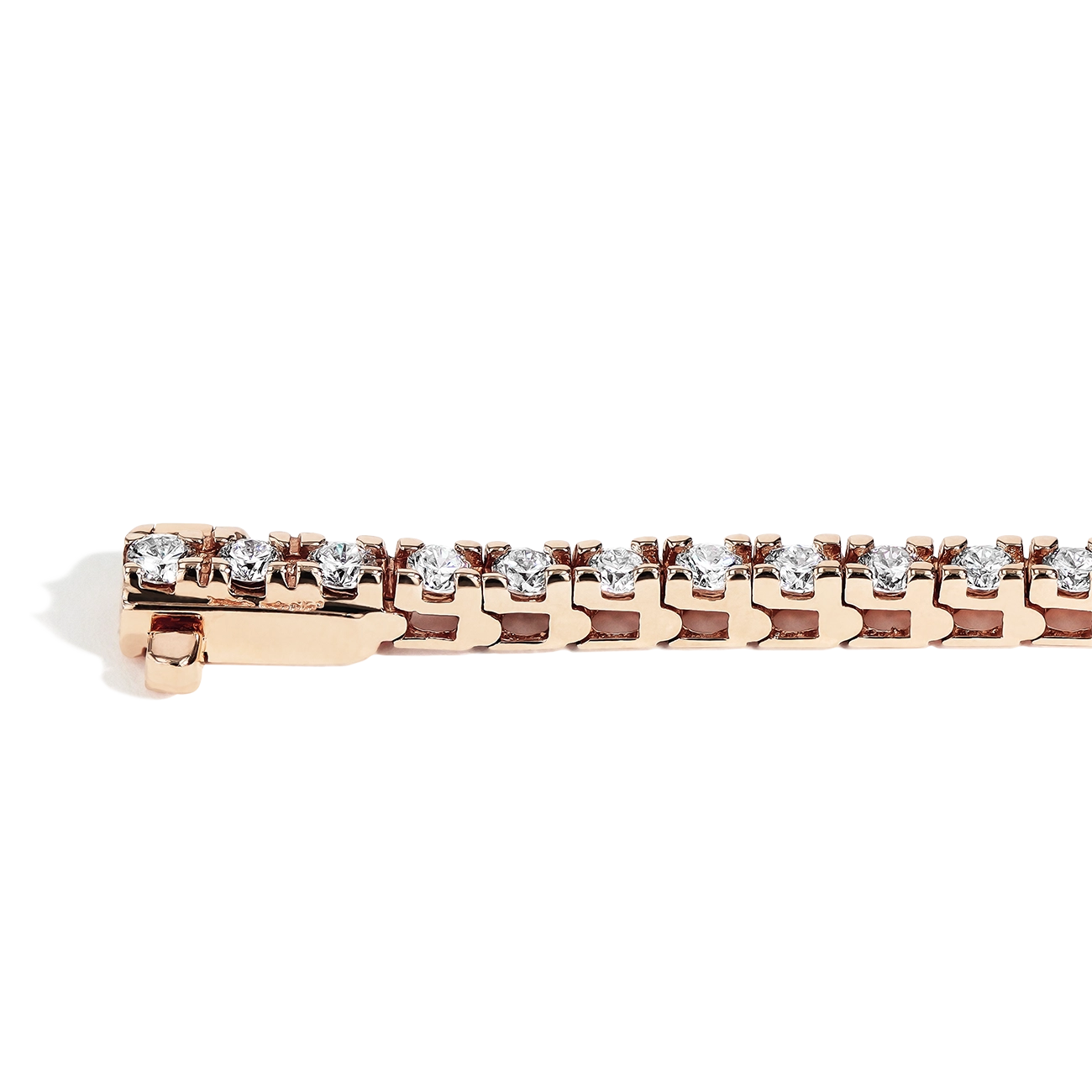 3 Carat Diamond Tennis Bracelet in 14k Rose Gold