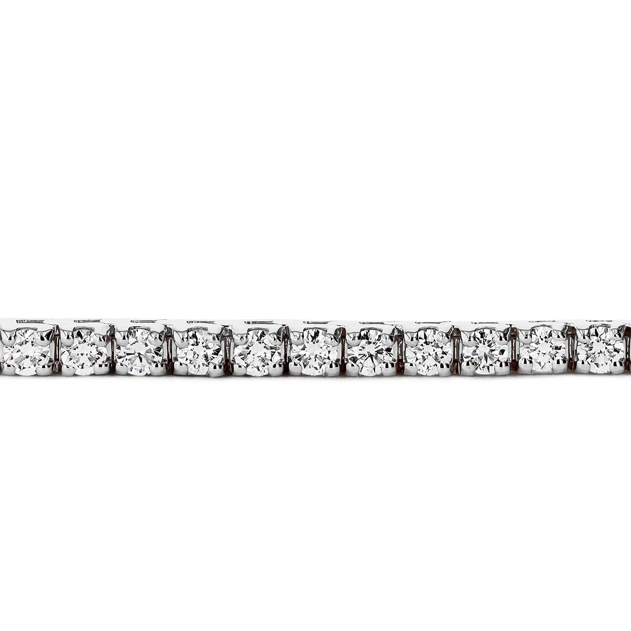 4.50 Carat Diamond Tennis Bracelet in 14k White Gold
