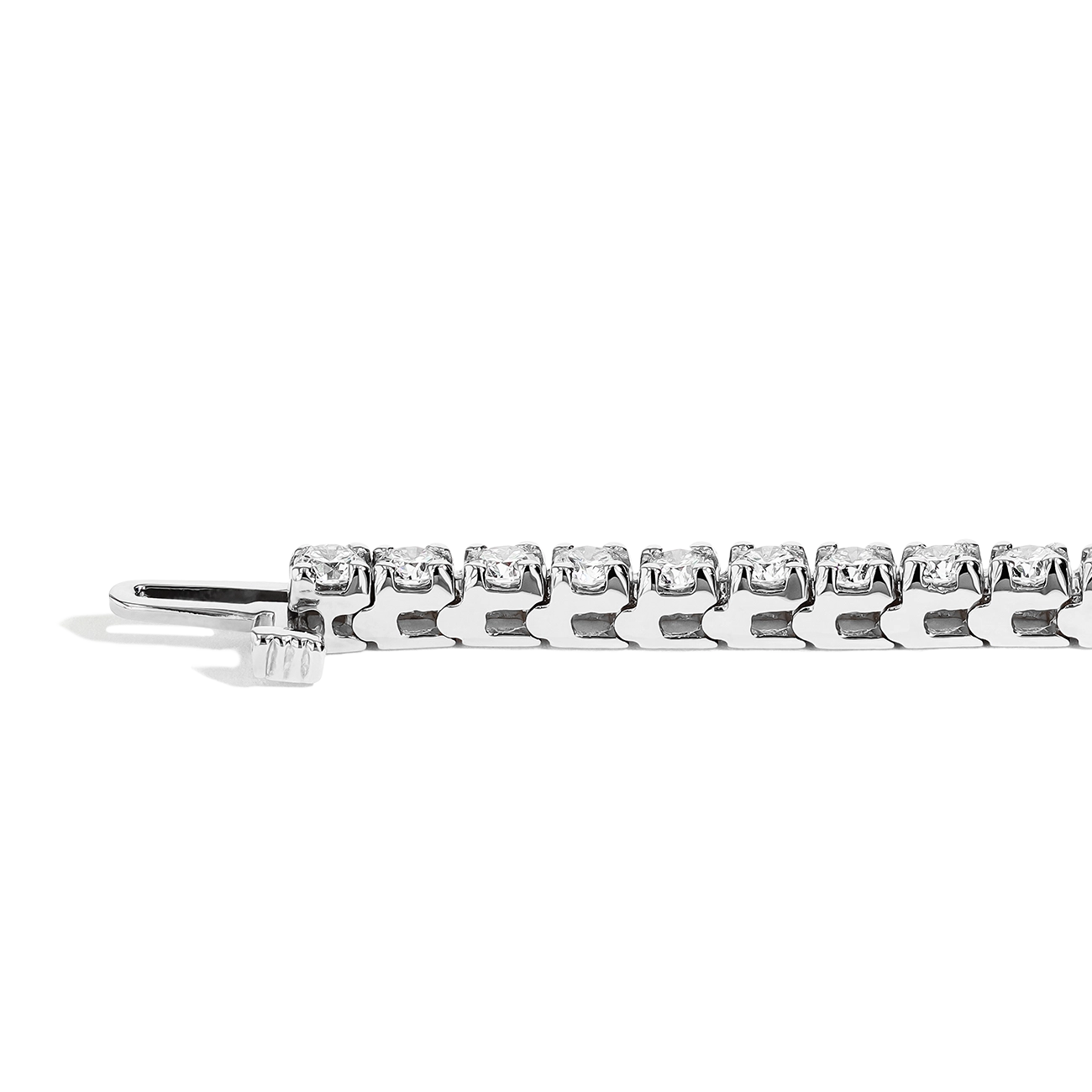 4.50 Carat Diamond Tennis Bracelet in 14k White Gold