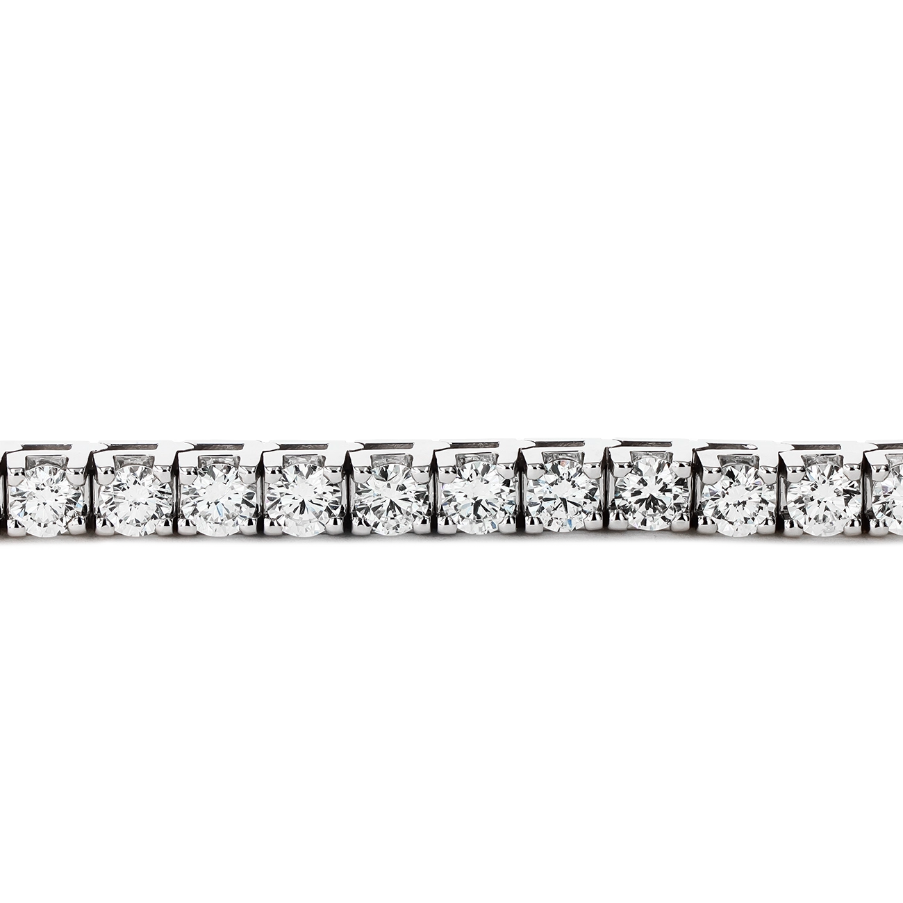 8 Carat Diamond Tennis Bracelet in 14K White Gold