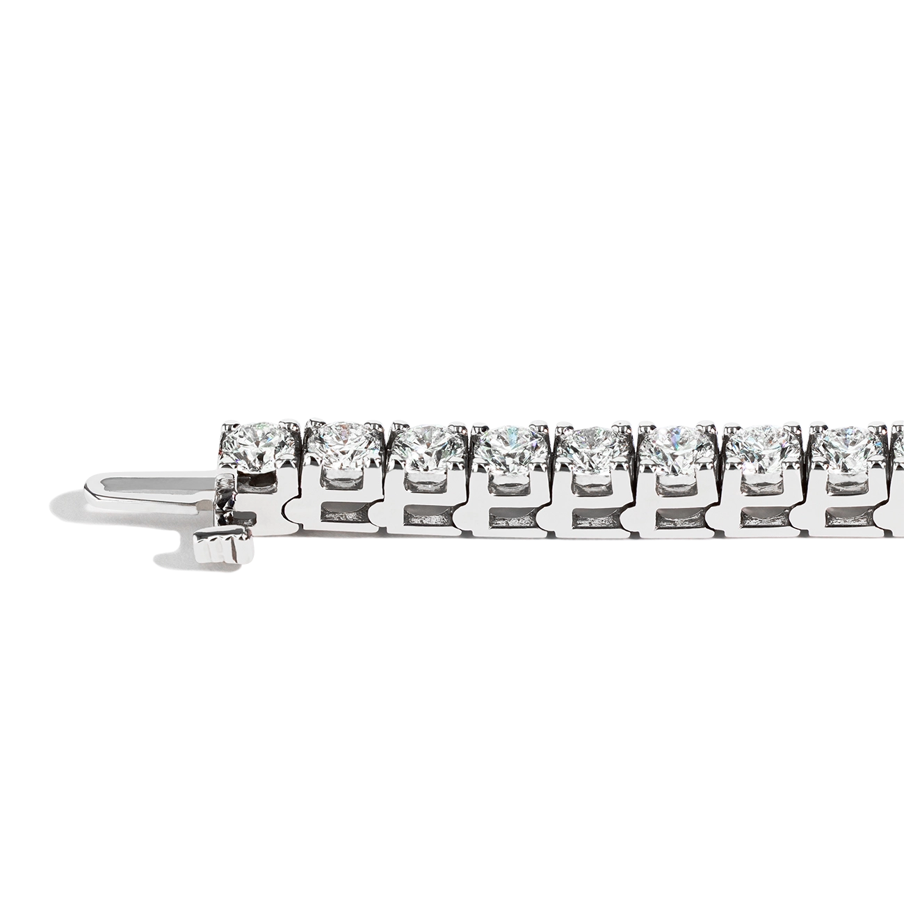 8 Carat Diamond Tennis Bracelet in 14K White Gold