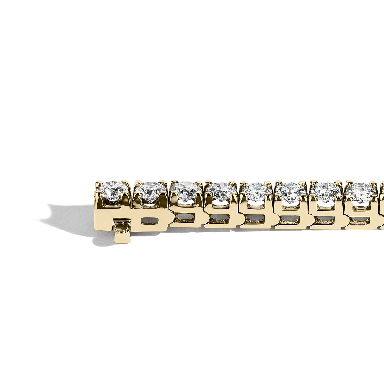 8 Carat Diamond Tennis Bracelet in 14K Yellow Gold
