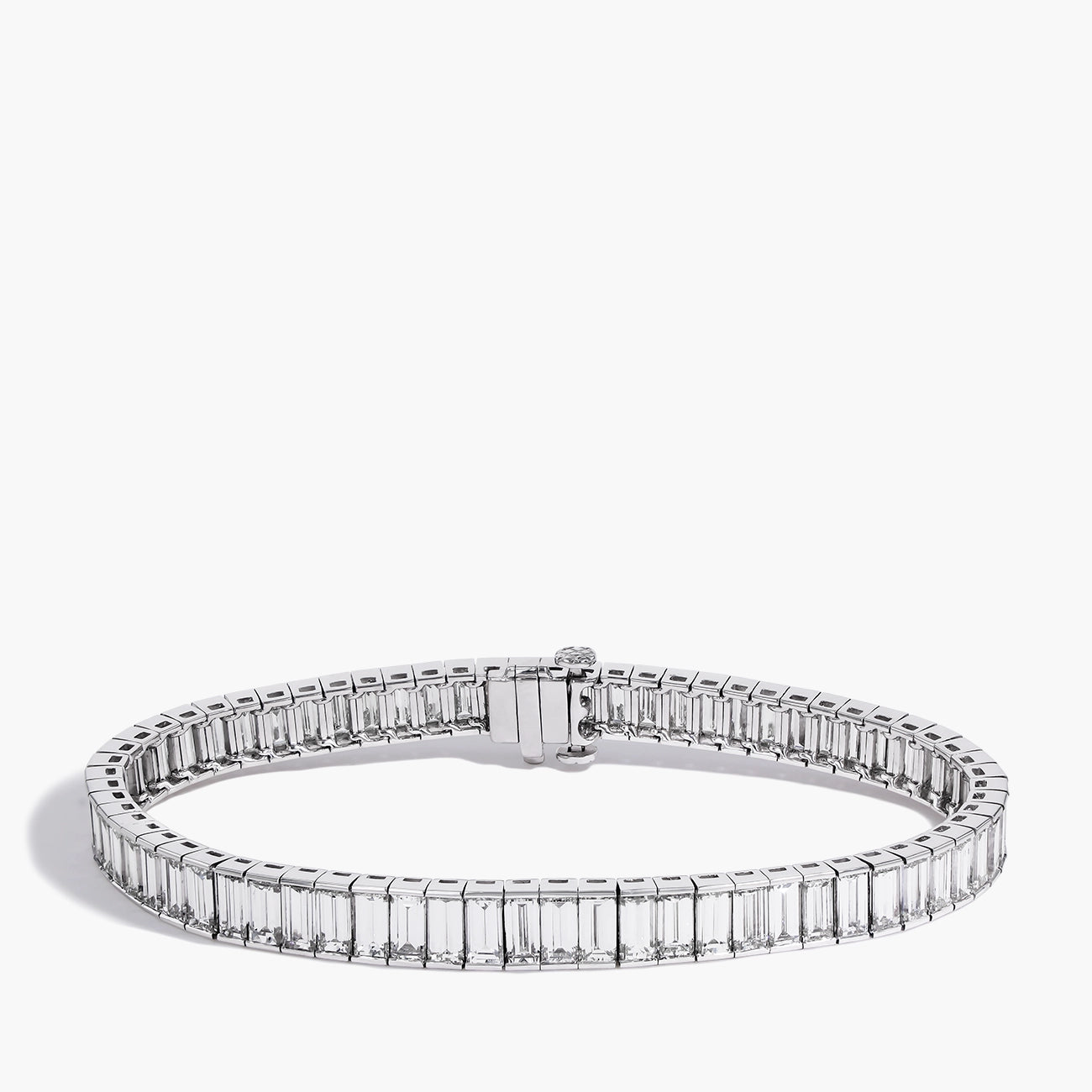 16 Carat Baguette Diamond Tennis Bracelet