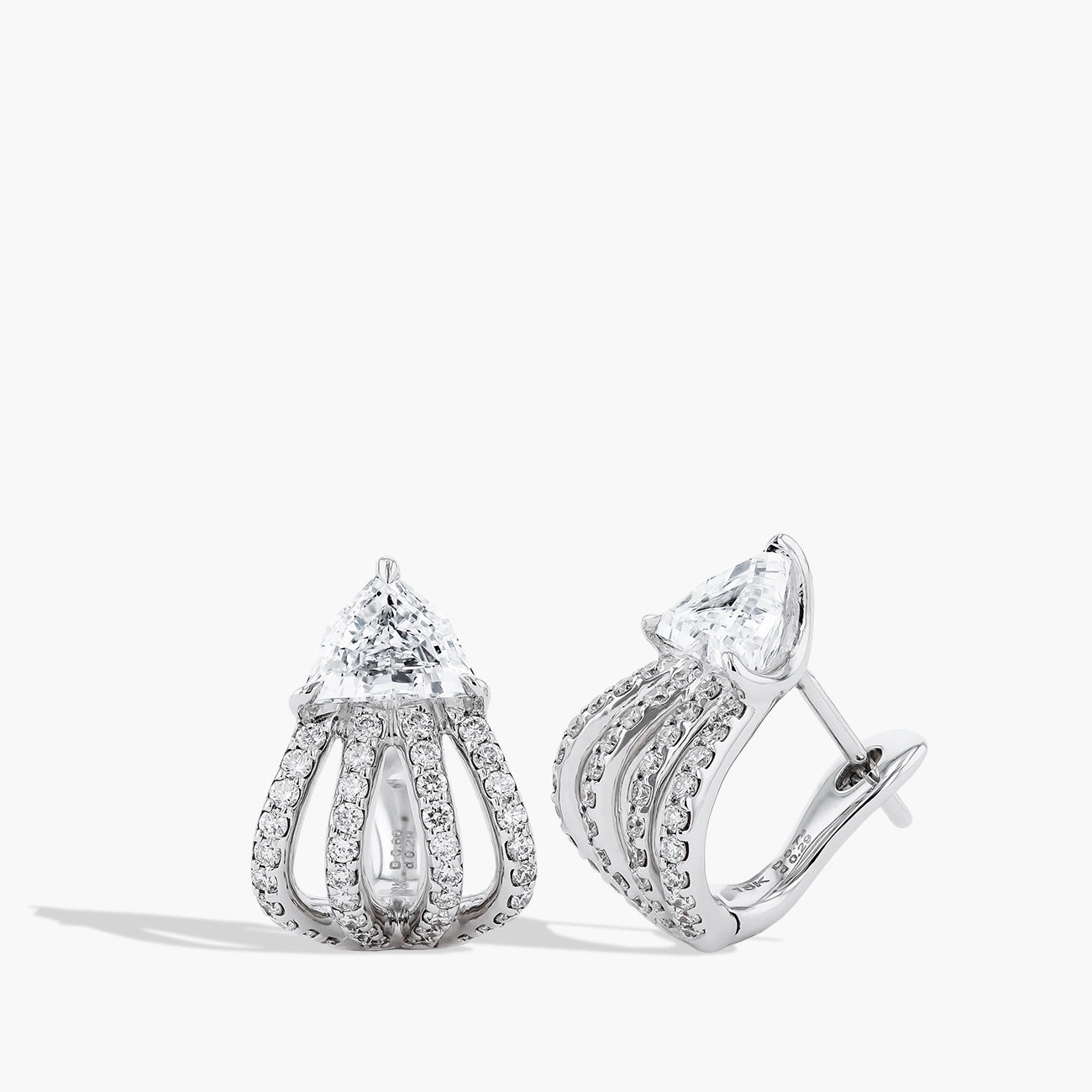 Diamond Cage Earrings