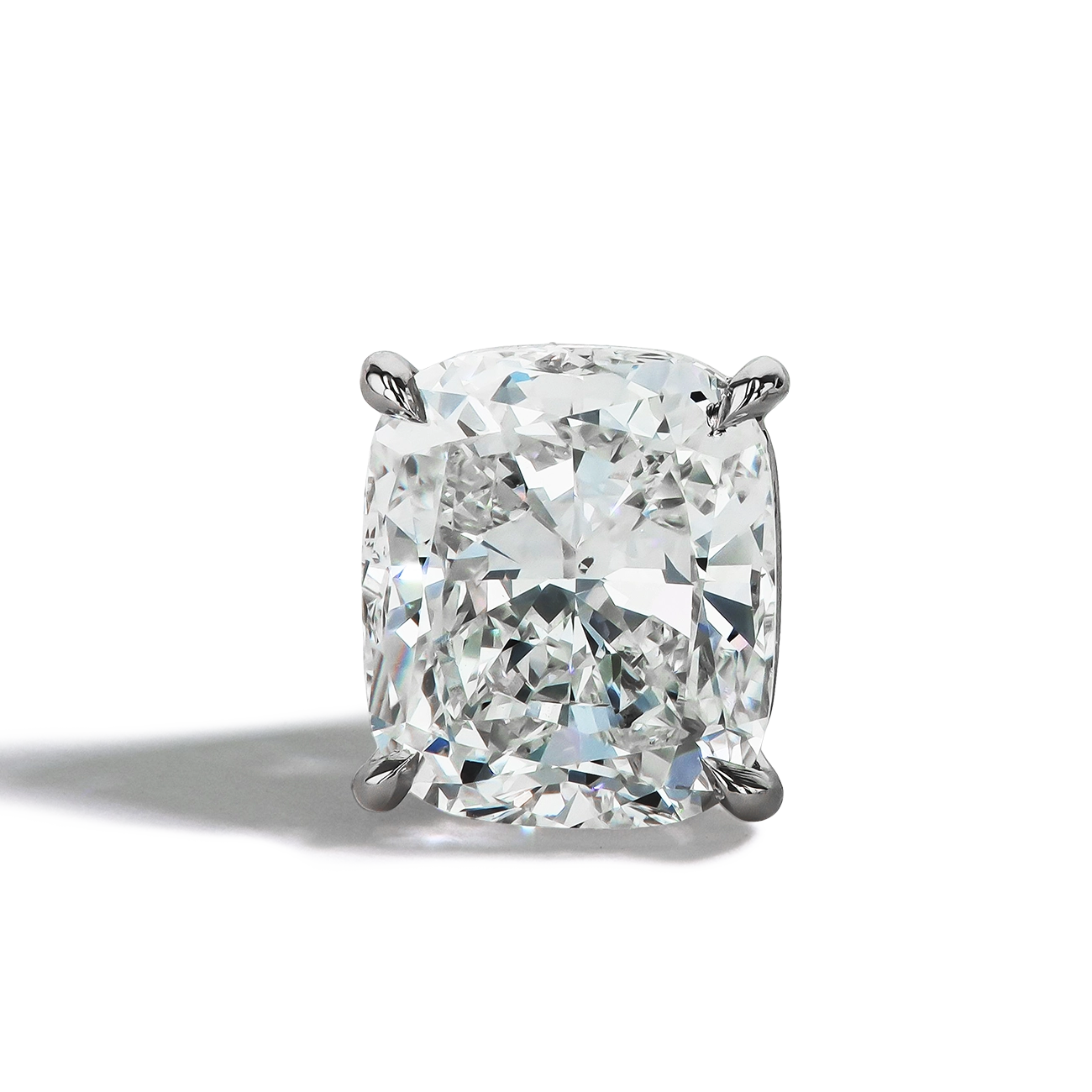 6 Carat Cushion-Cut Diamond Stud Earrings