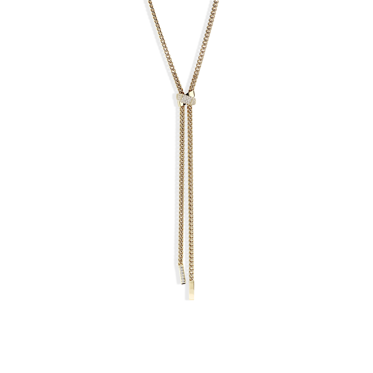 Sliding Link Lariat Necklace