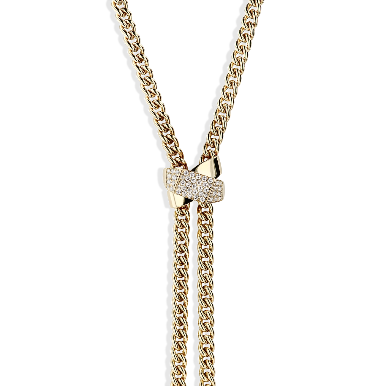 Sliding Link Lariat Necklace