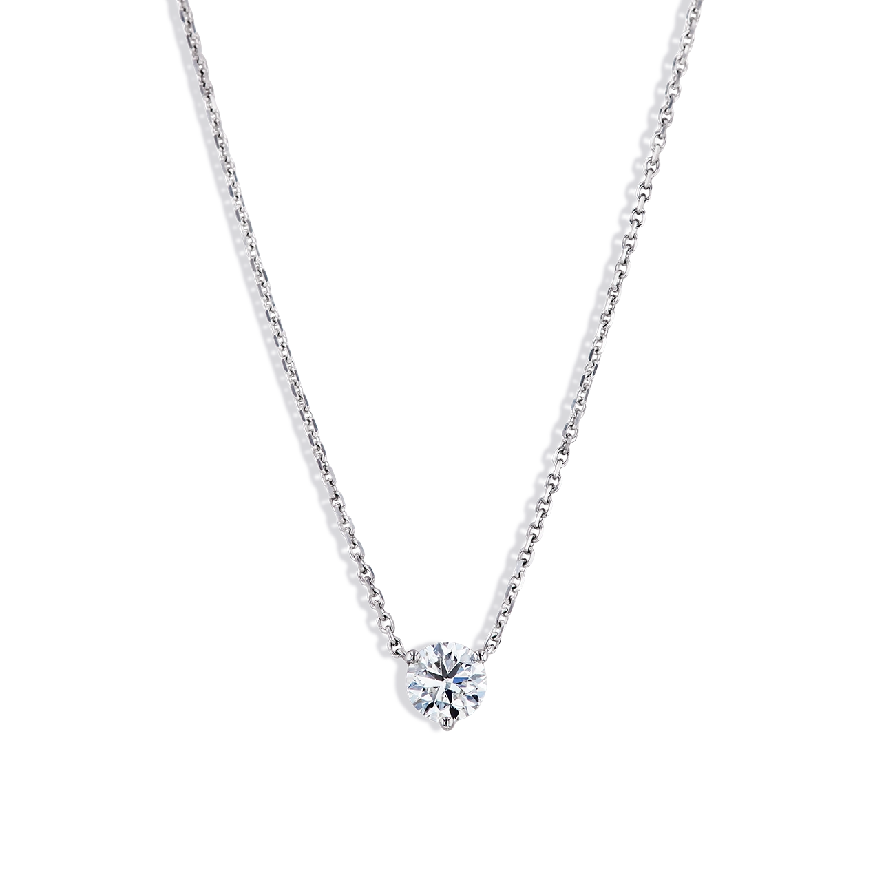 .50 Carat Diamond Solitaire Necklace - Botswana