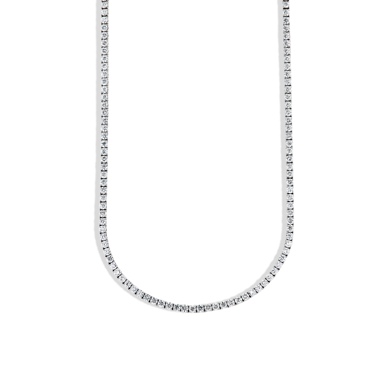 12 Carat Lab Diamond Riviera Necklace