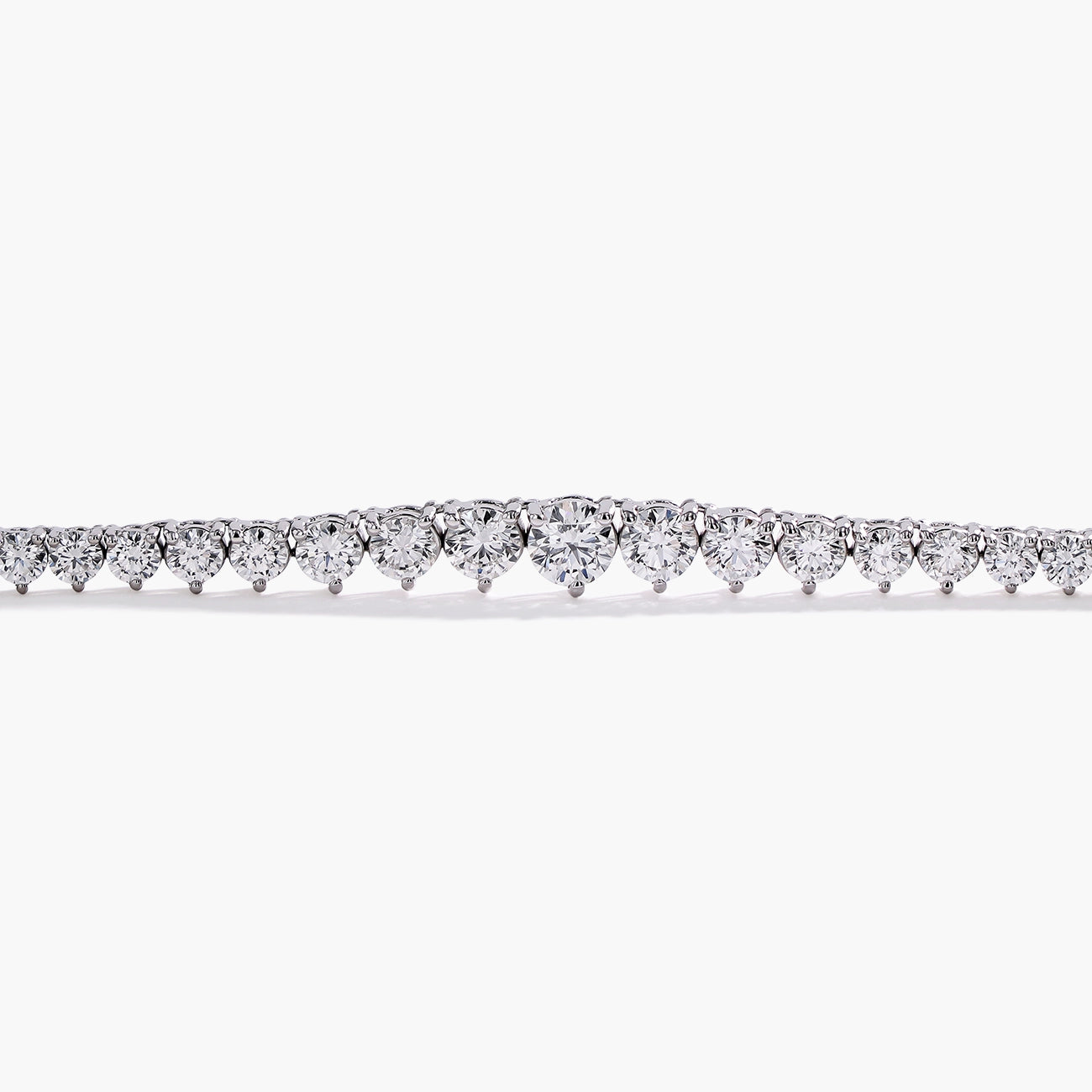 13 Carat Graduated Diamond Riviera Necklace