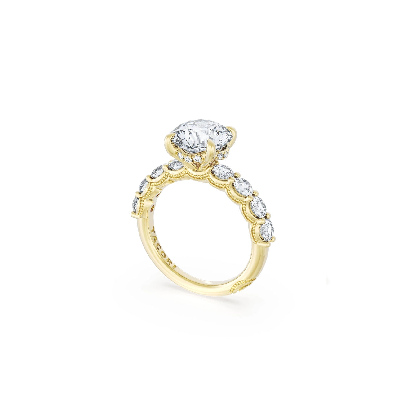 Tacori Founder's Collection Halfway Pavé Engagement Ring Setting