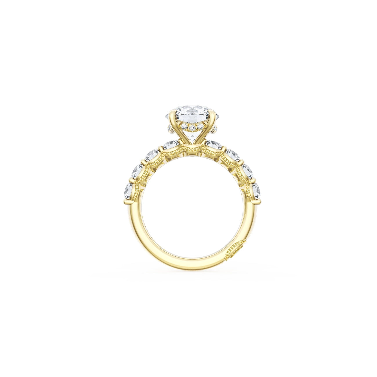 Tacori Founder's Collection Halfway Pavé Engagement Ring Setting