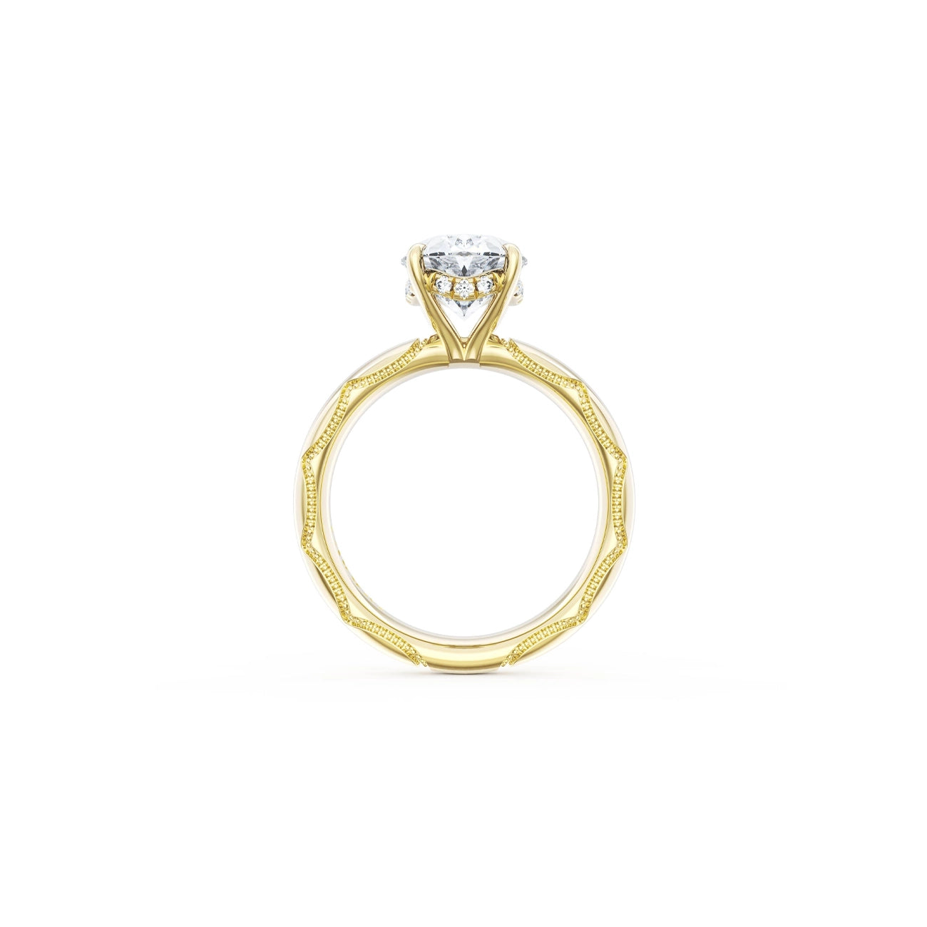 Tacori Founder's Collection Oval Wide Engagement Ring Setting