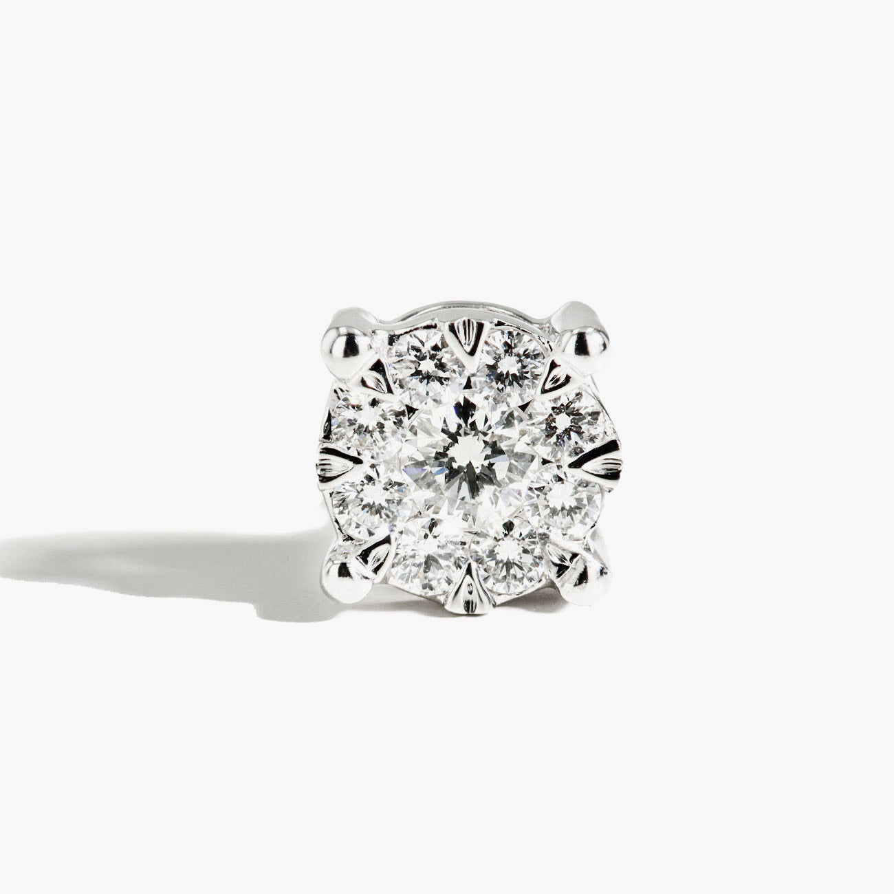 2.25 Carat Look Illusion Diamond Studs (.75ctw)