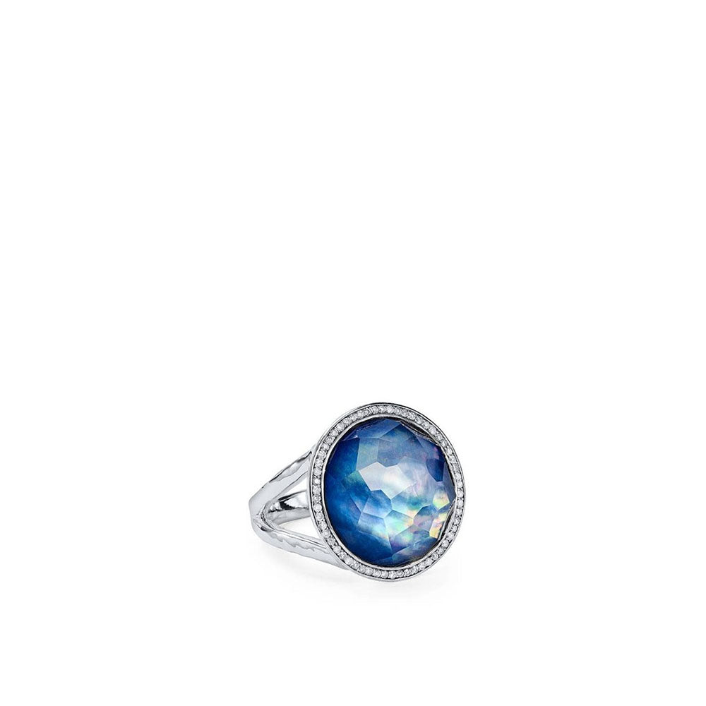 Ippolita Lollipop Mini Lapis Diamond Ring