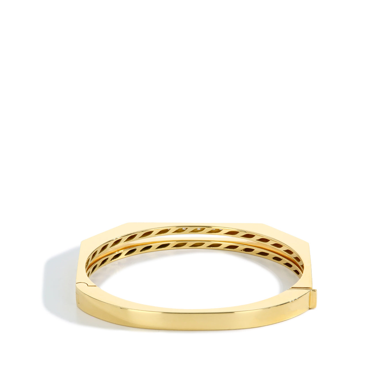 2 Row Octagon Bangle