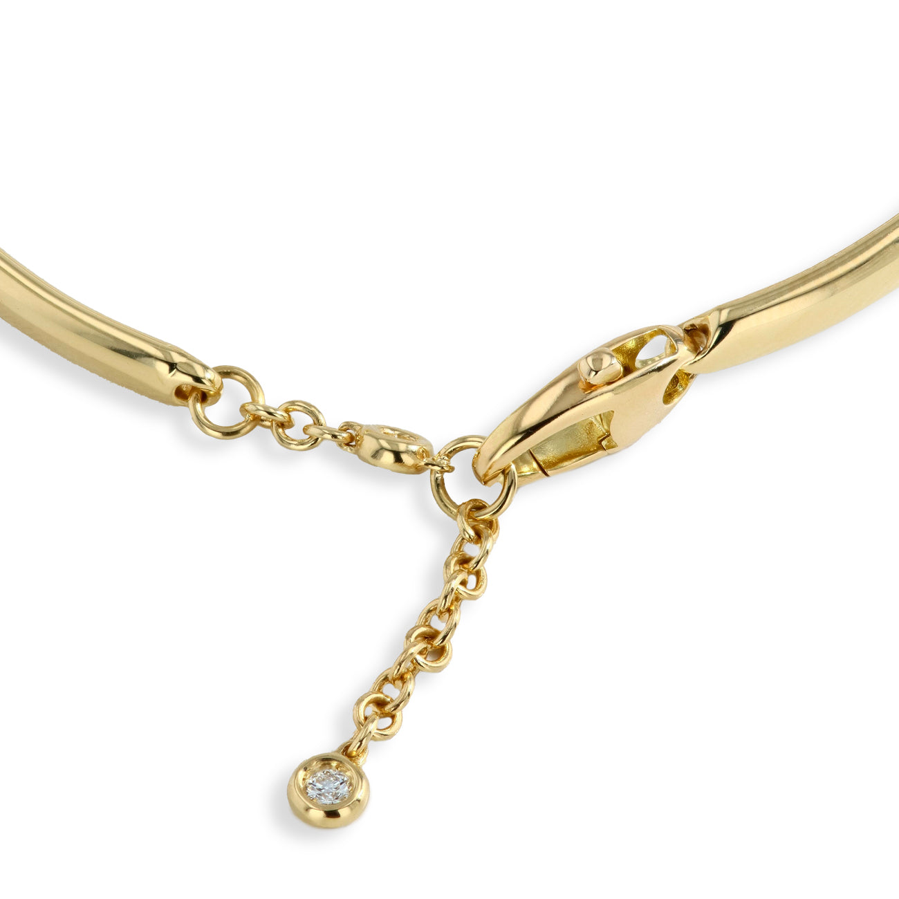 Diamond Pear Pave Bangle Bracelet