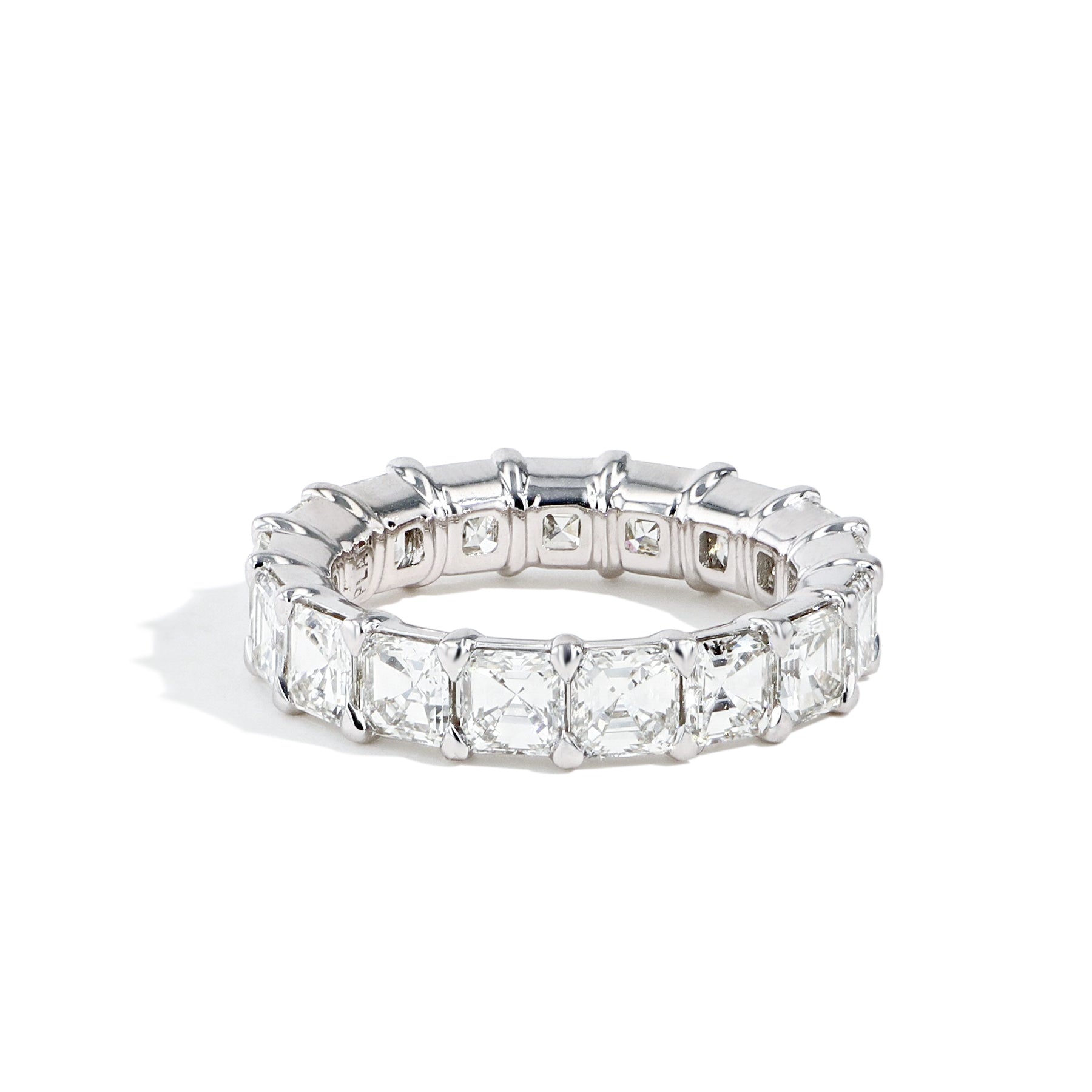 Asscher Cut Diamond Eternity Ring