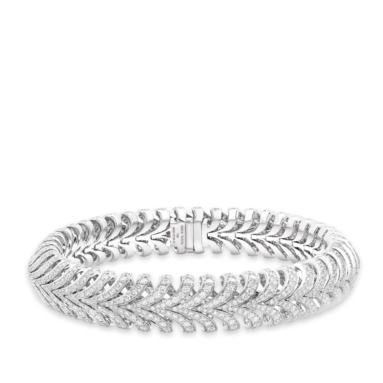 Private Label Diamond Snake Flex Bracelet
