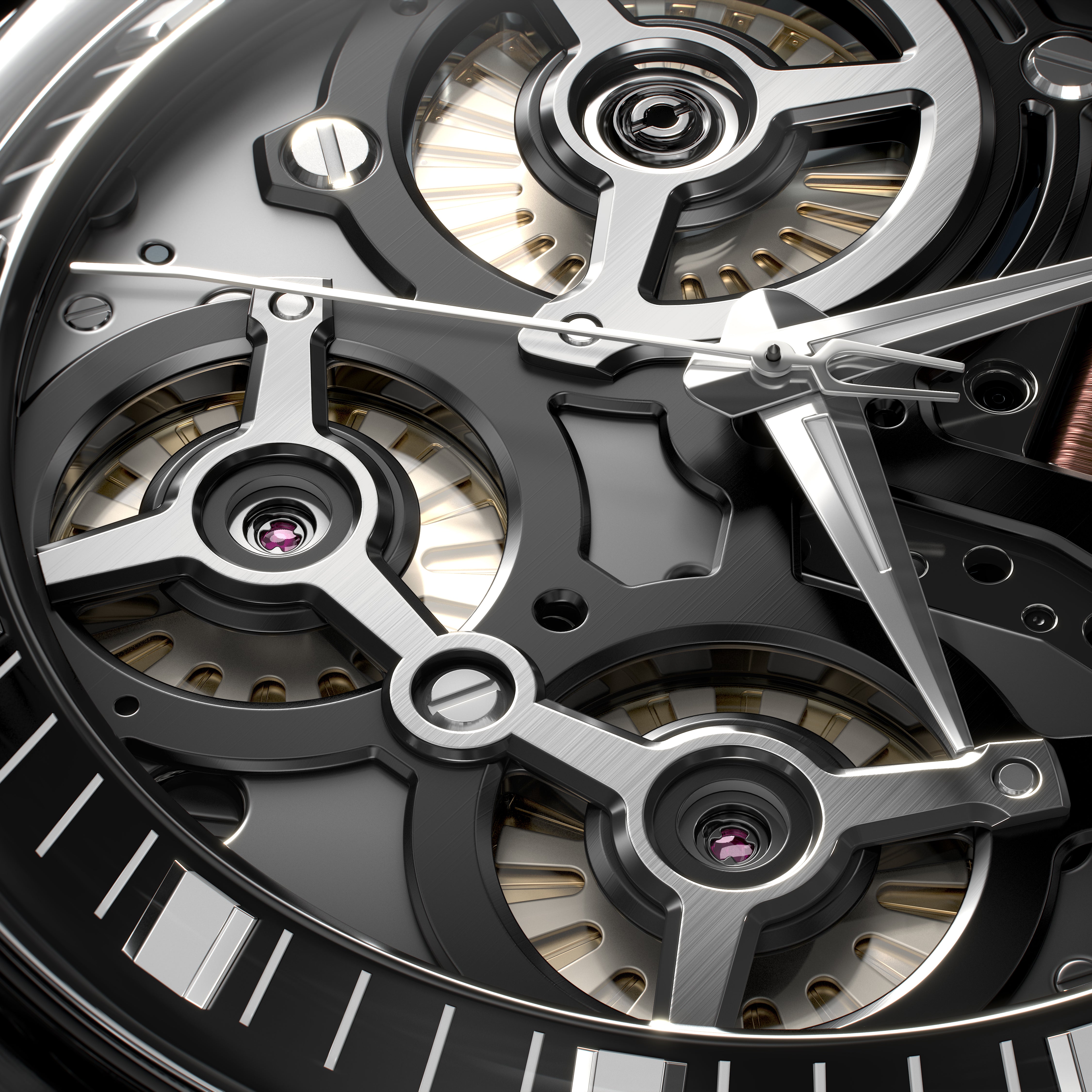 Accutron DNA Electrostatic Watch - All Black