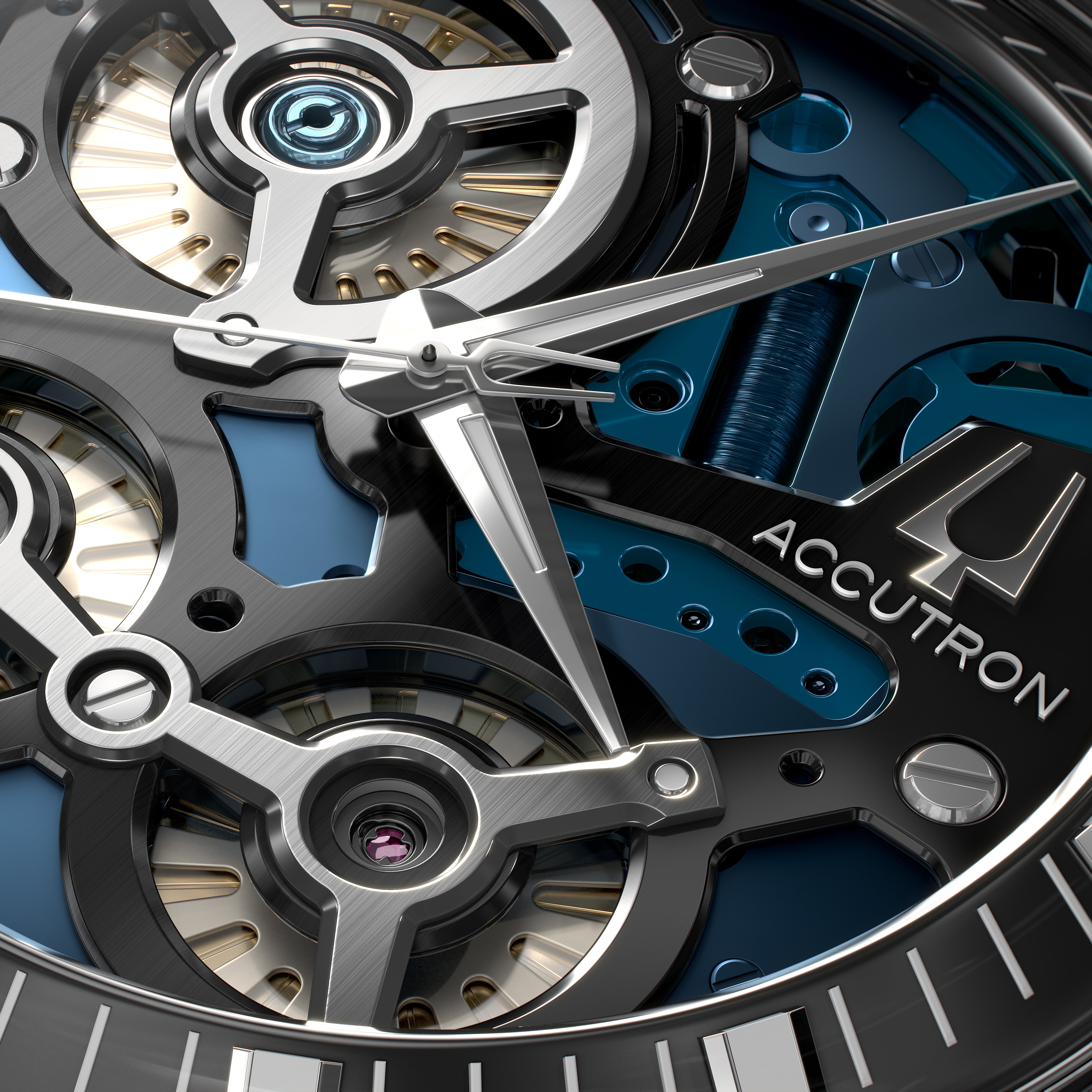 Accutron DNA Electrostatic Watch - Blue Dial