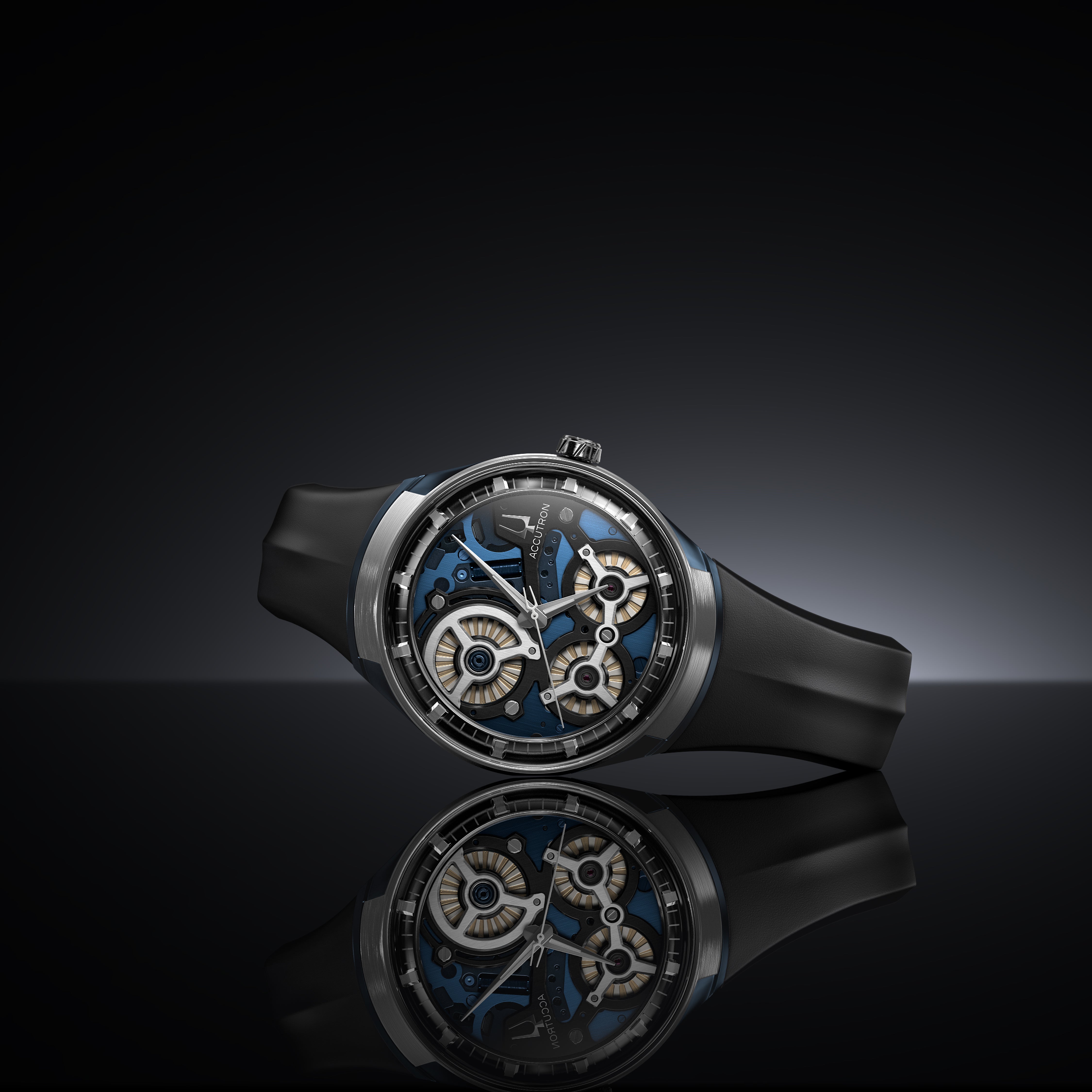 Accutron DNA Electrostatic Watch - Blue Dial
