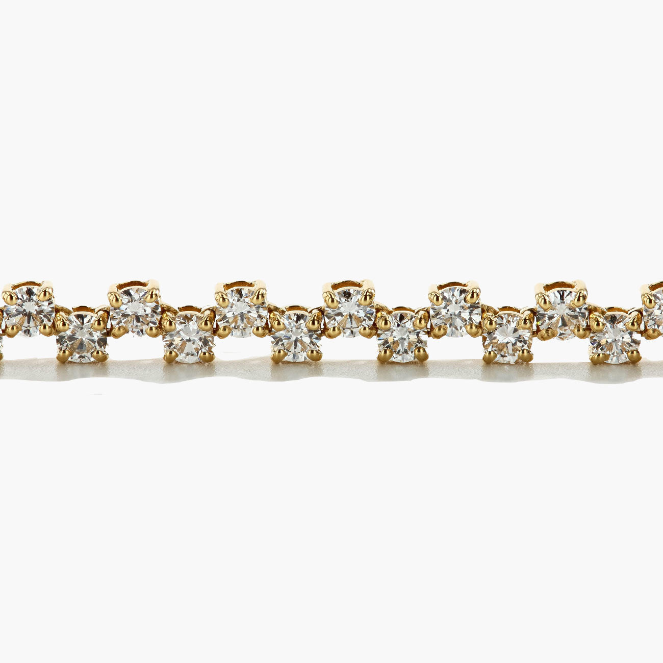 13 Carat Alternating Diamond Tennis Necklace