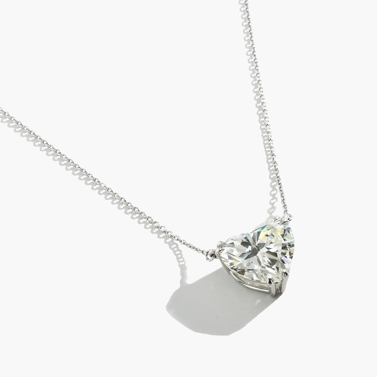 7 Carat Diamond Heart Necklace