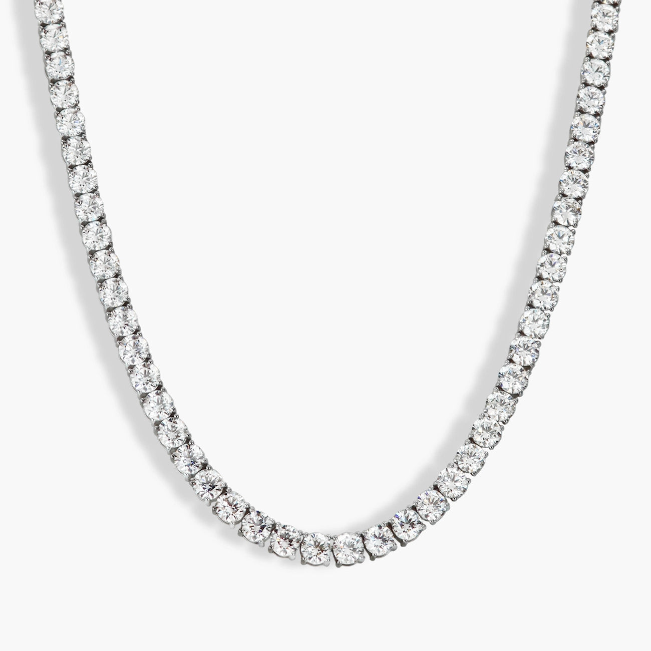 42 Carat Diamond Tennis Necklace