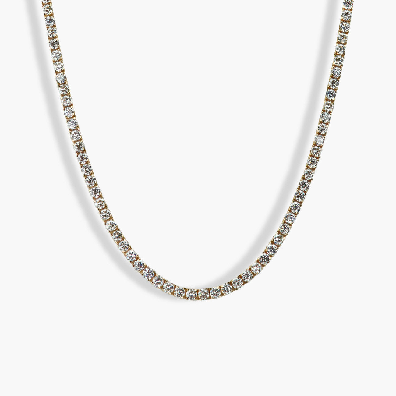 16 Carat Diamond Tennis Necklace