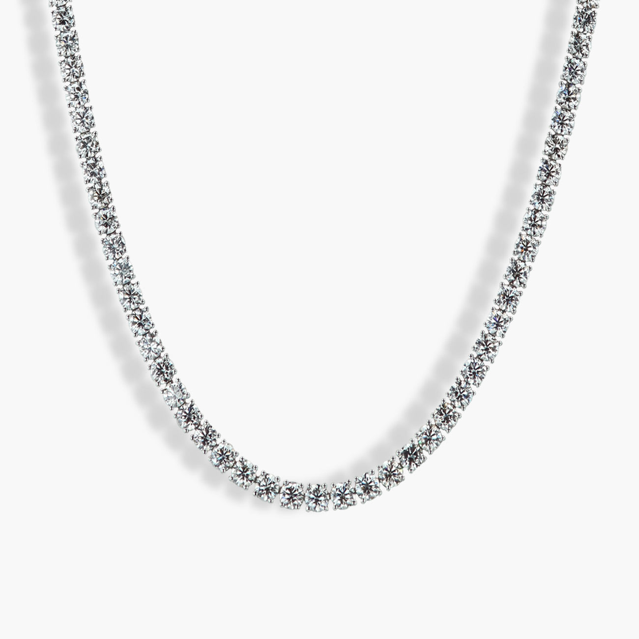 25.50 Carat Diamond Tennis Necklace