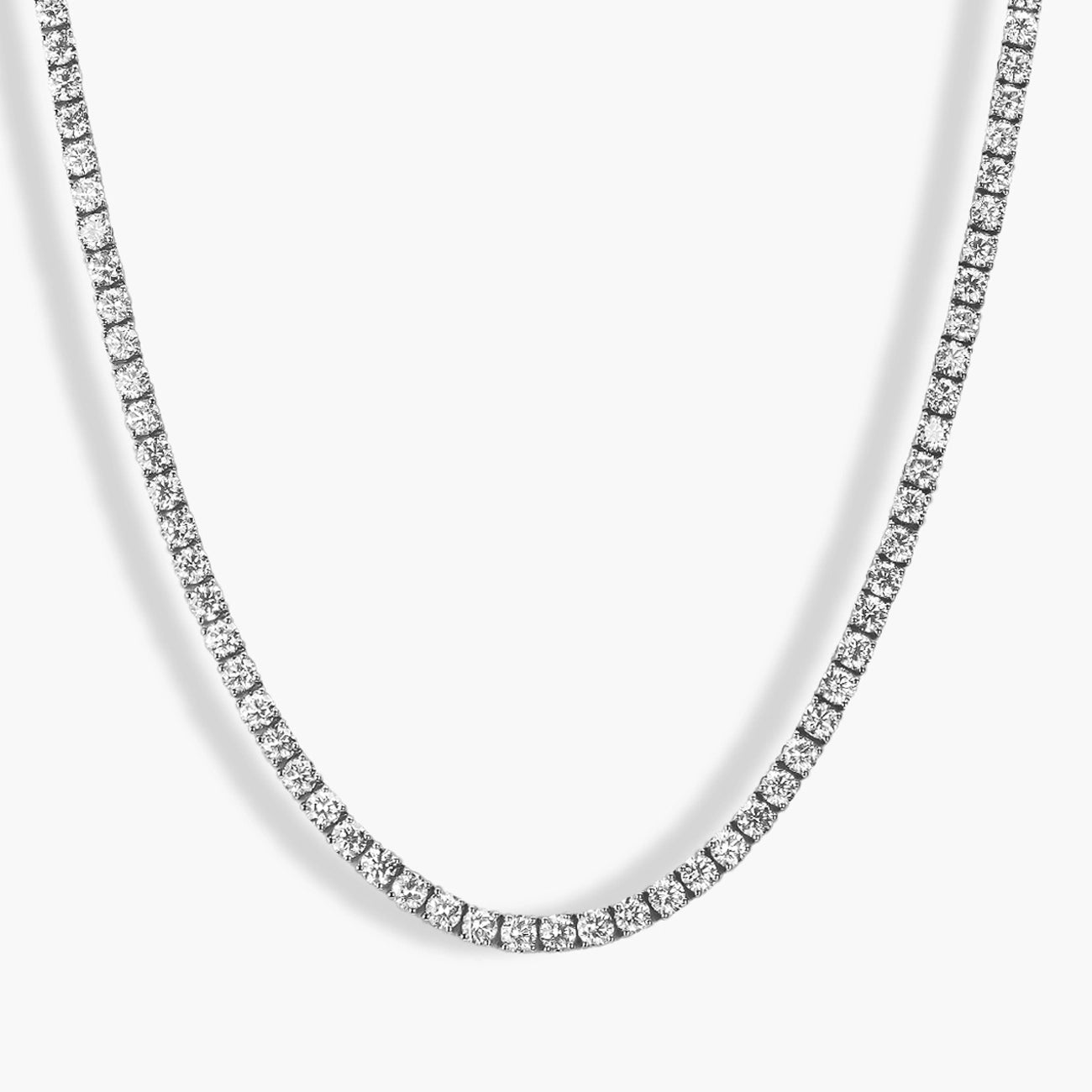 17 Carat Diamond Tennis Necklace